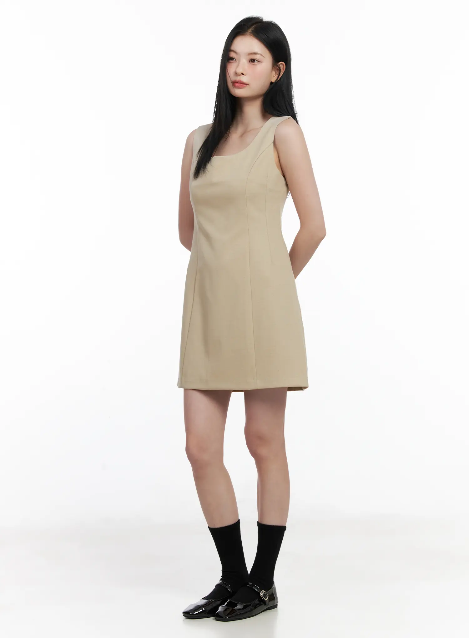 Elegant A-Line Mini Dress CJ519 - Image 11