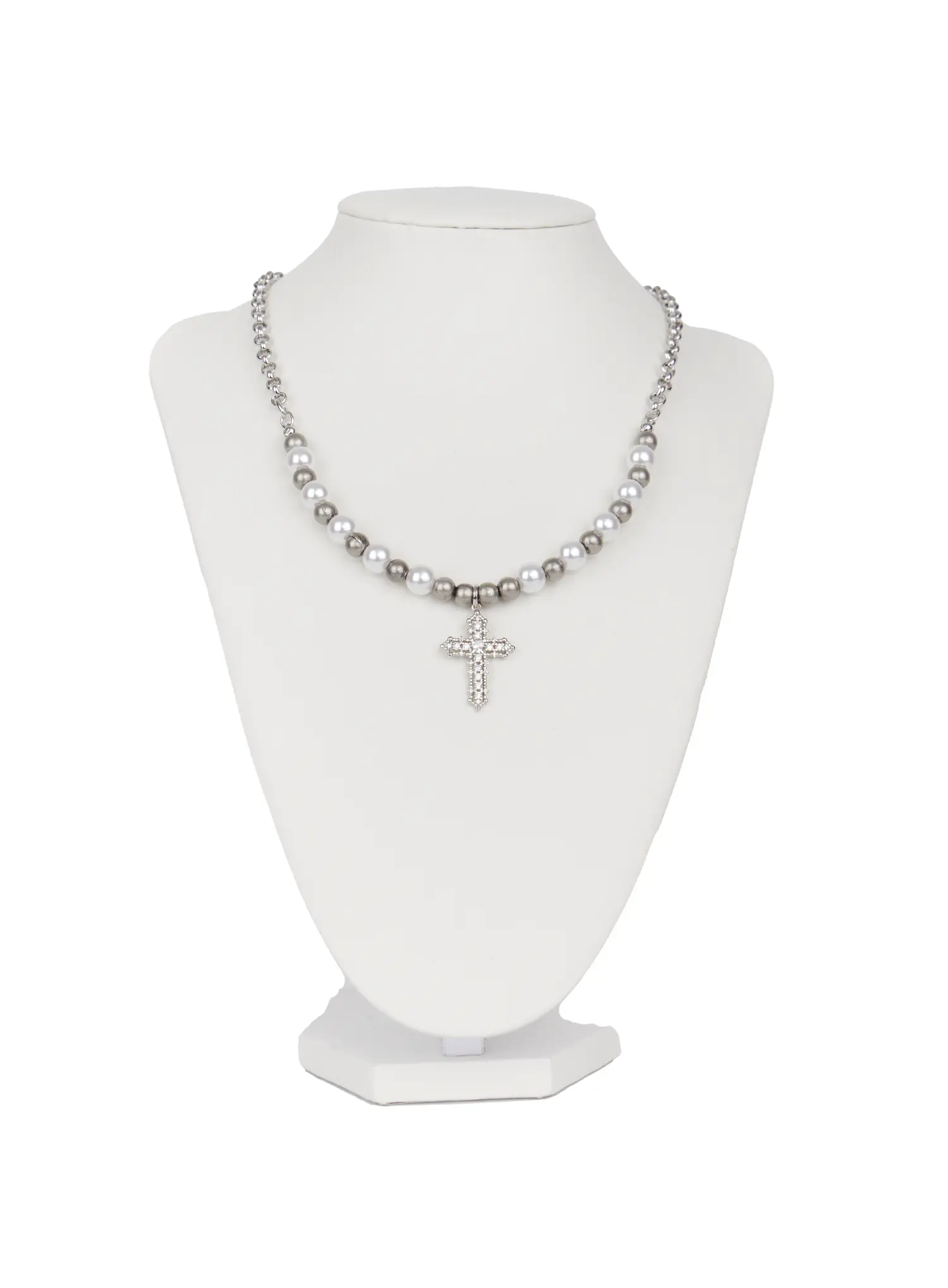 Elegant Beaded Pendant Necklace CO514 - Image 3