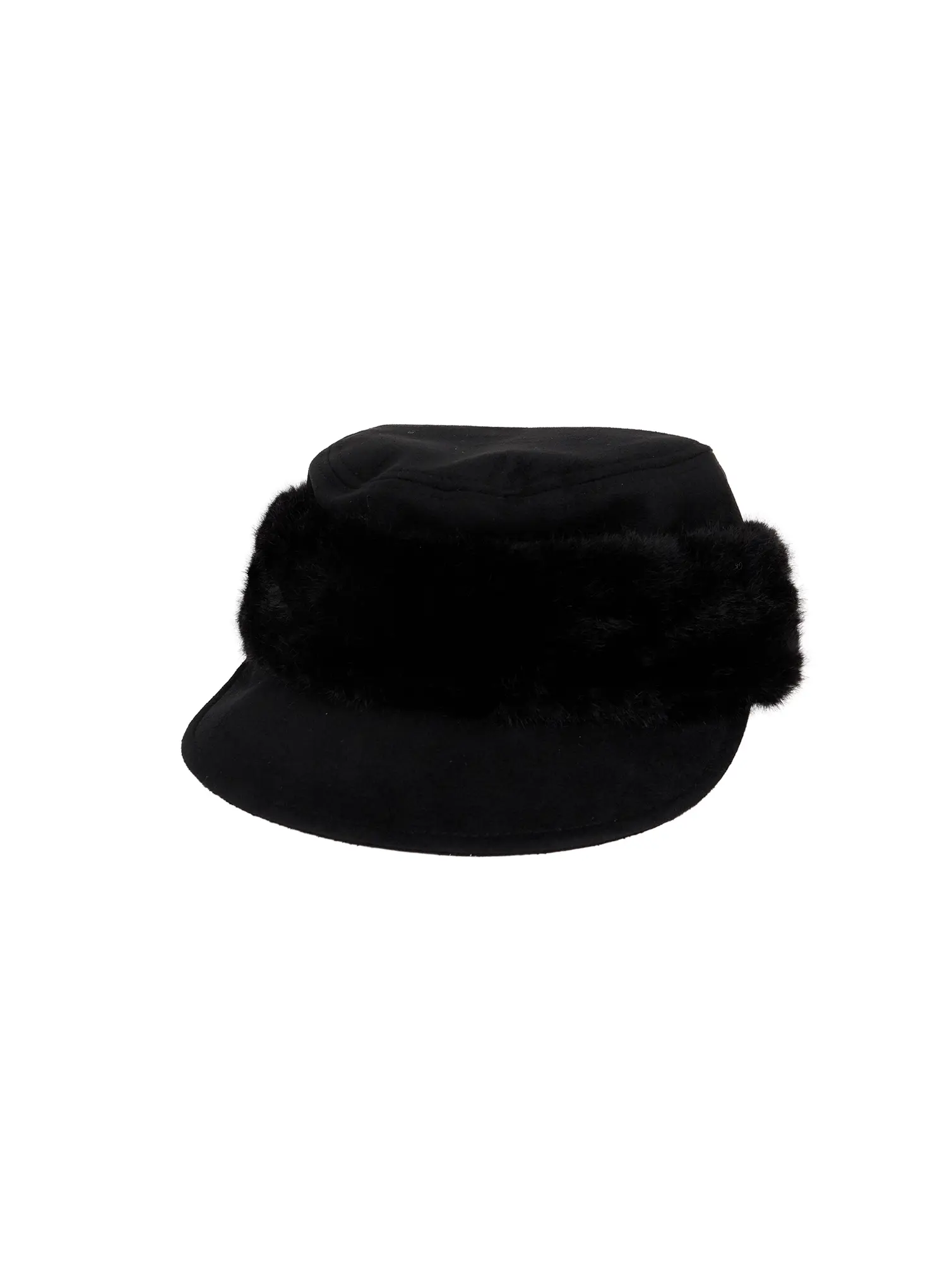 Elegant Faux Fur Trimmed Hat CD517 - Image 4