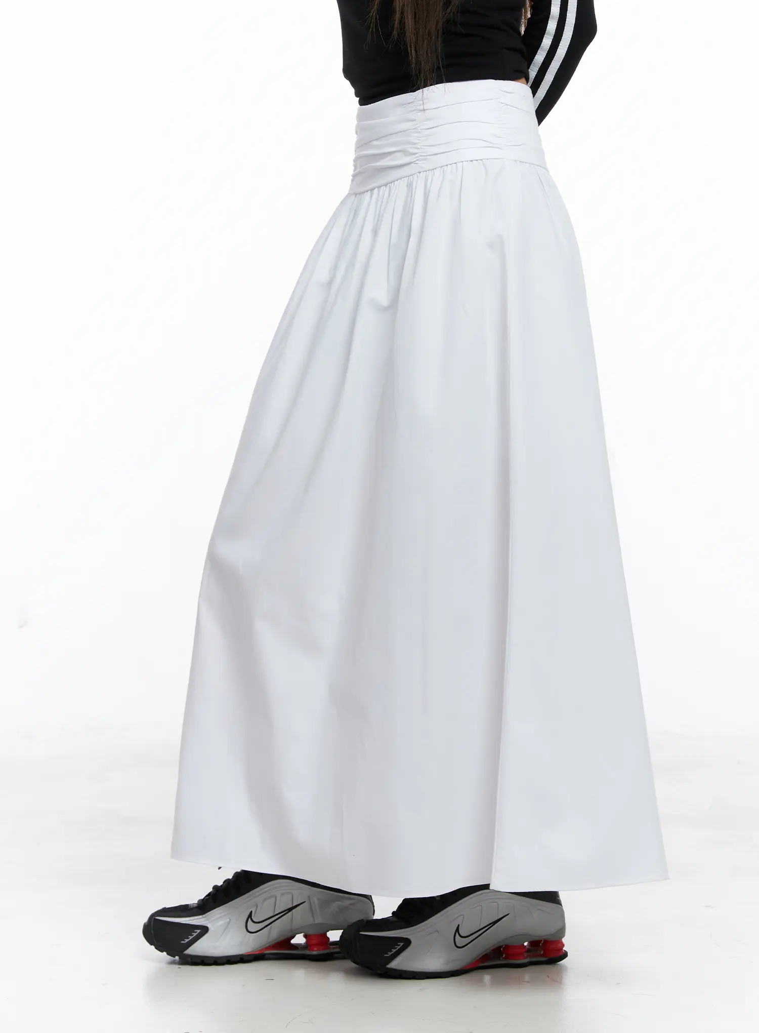 Elegant Flare Long Skirt CS504 - Image 3