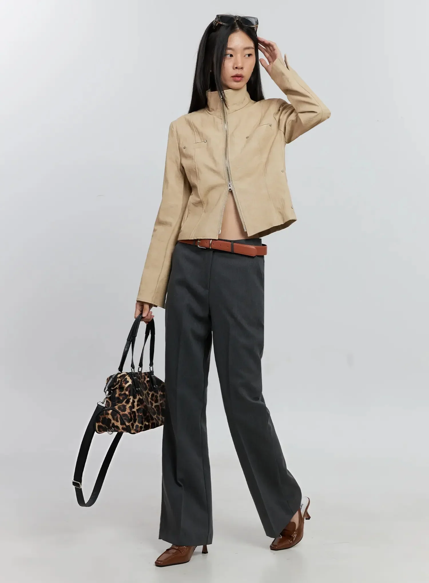 Elegant Flared Trousers IS516