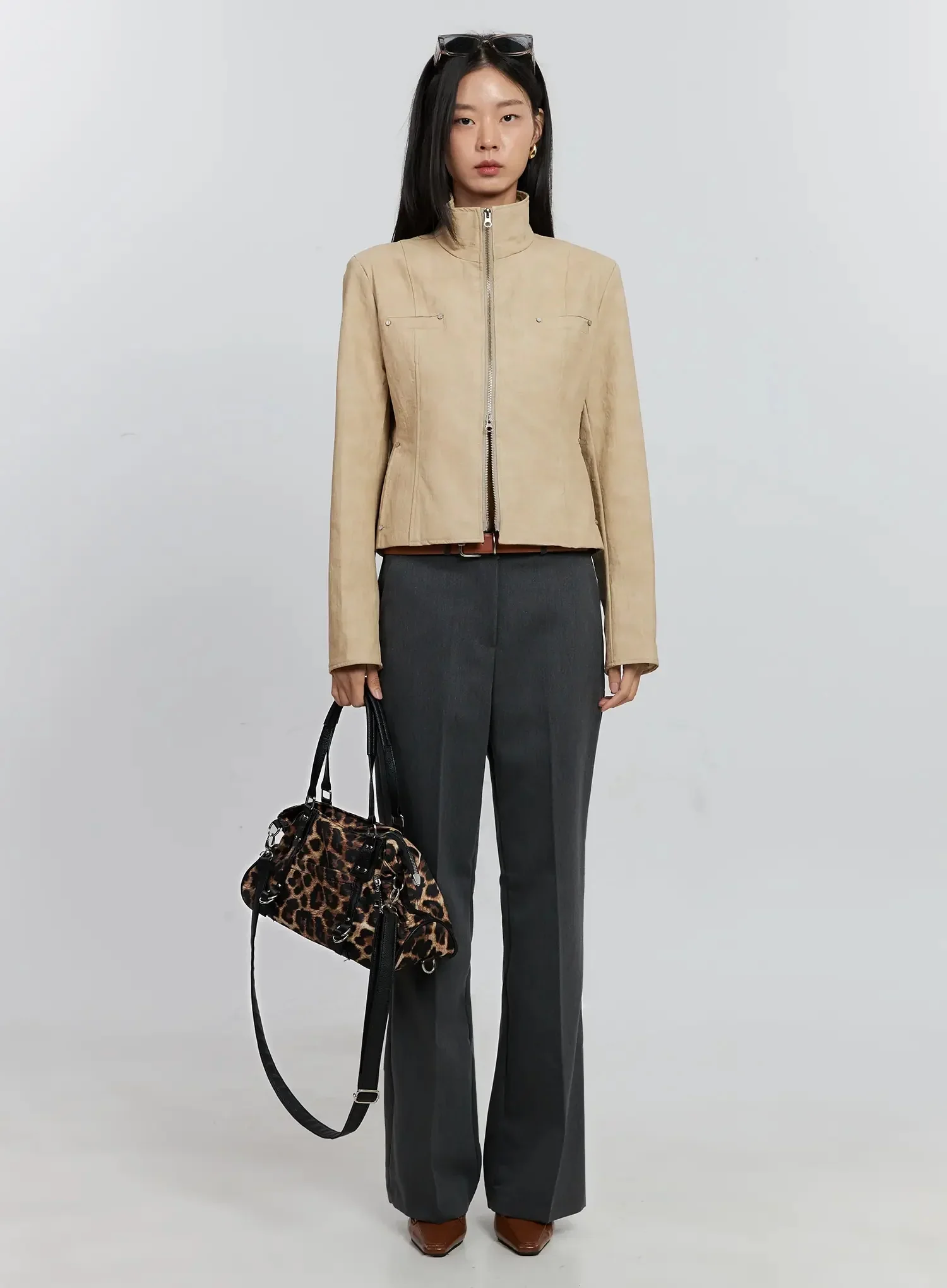 Elegant Flared Trousers IS516 - Image 13