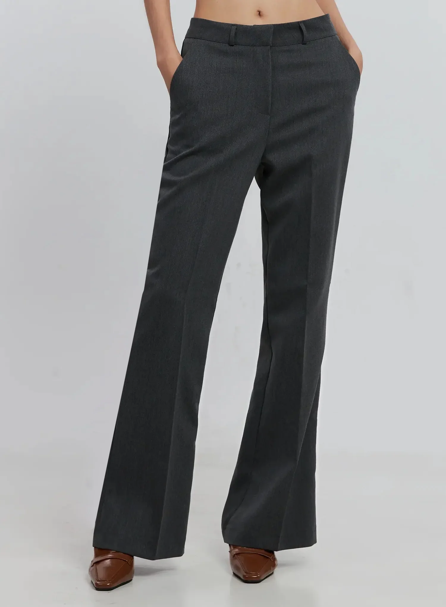 Elegant Flared Trousers IS516 - Image 2