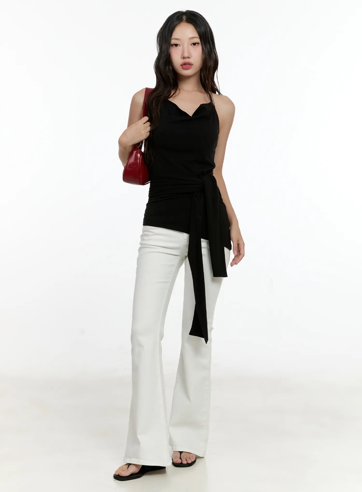 Elegant Halter Drape Top CG501 - Image 3