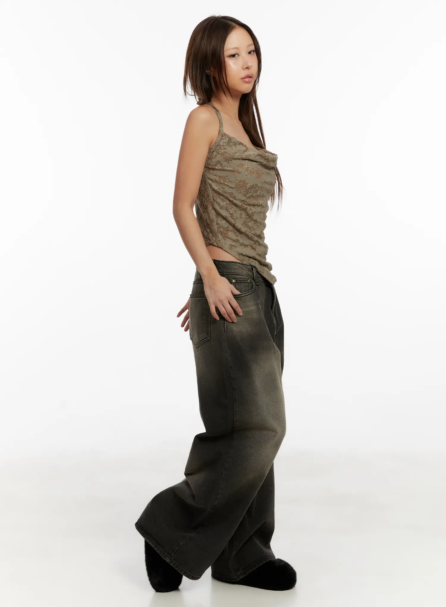 Elegant Lace Halter Sleeveless Blouse CD517 - Image 6