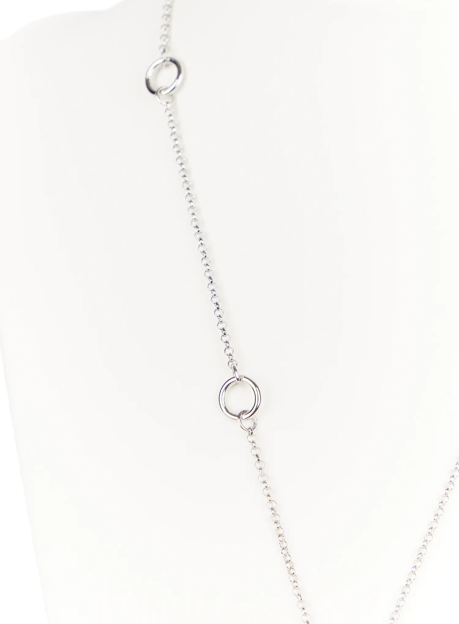 Elegant Long Chain Linear Pendant Necklace CD530 - Image 4