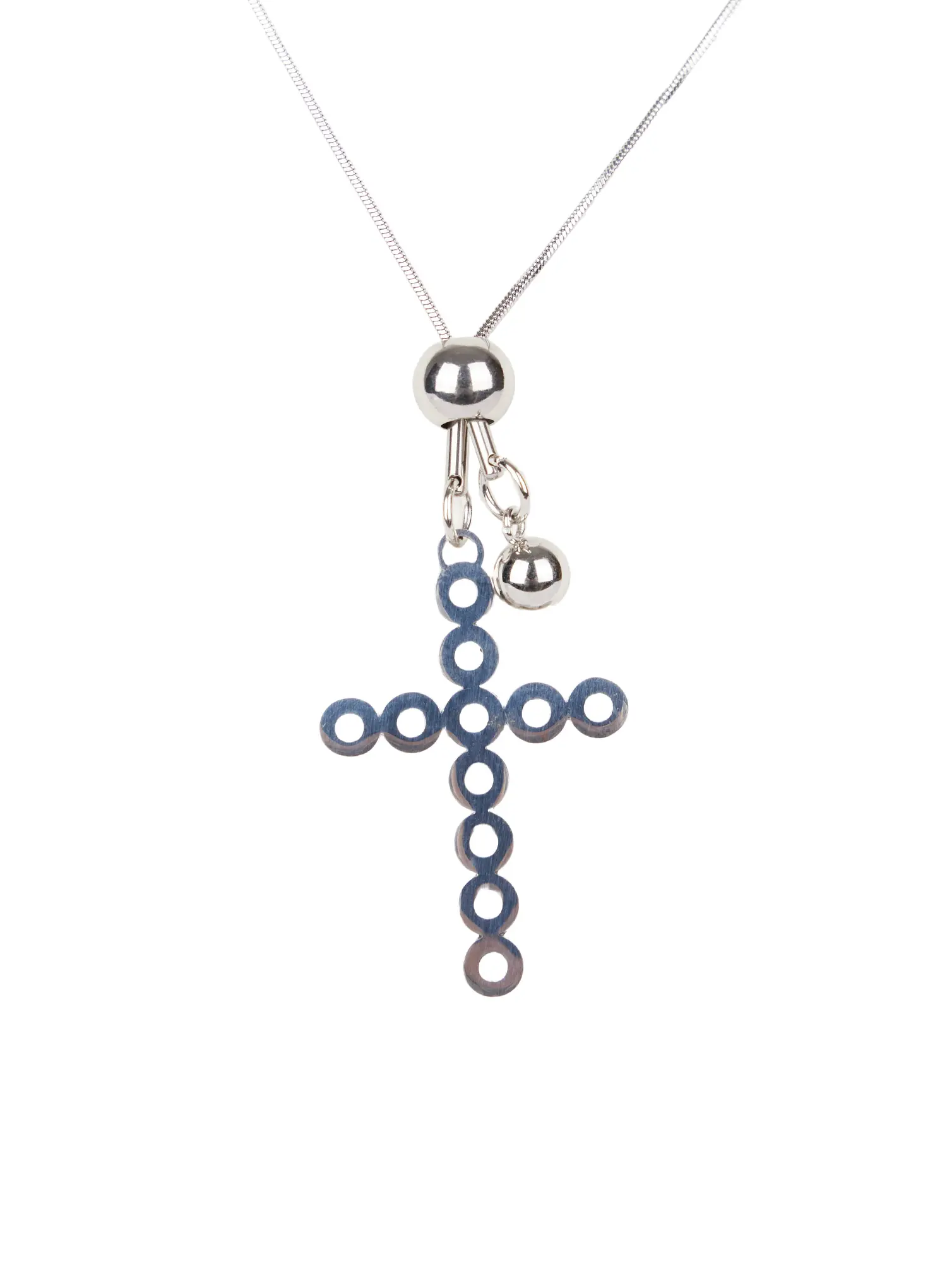 Elegant Long Chain Linear Pendant Necklace CD530 - Image 5