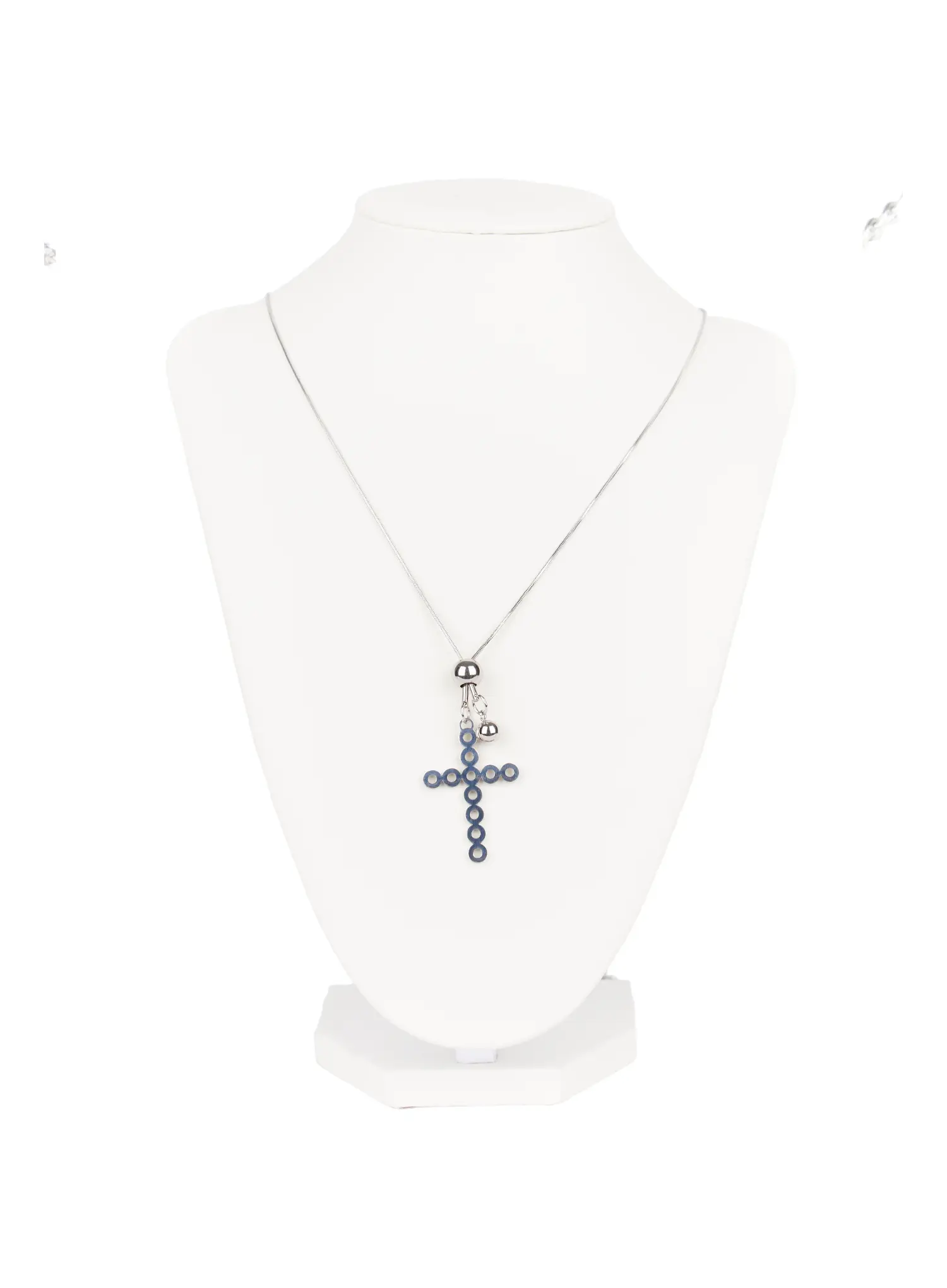 Elegant Long Chain Linear Pendant Necklace CD530 - Image 6
