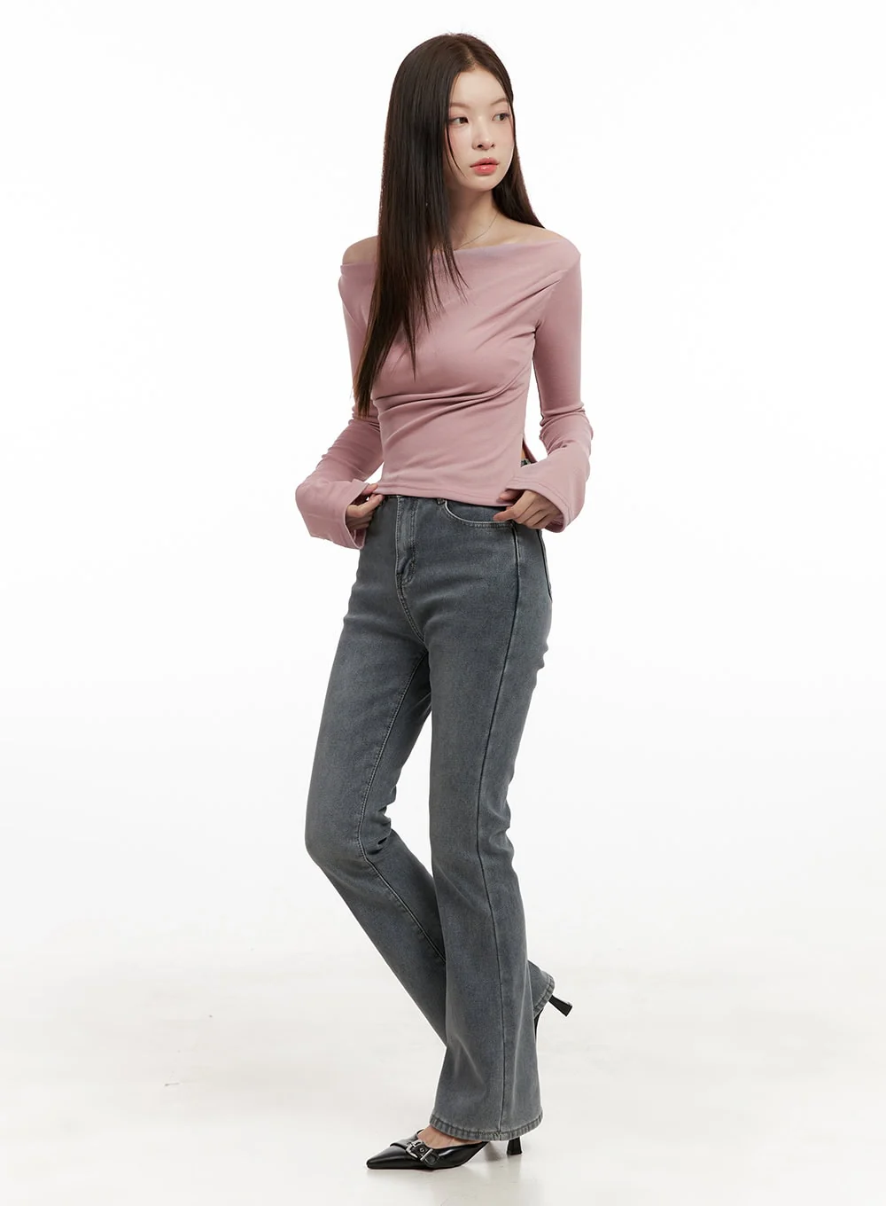 Elegant One-Shoulder Top ON422 - Image 3