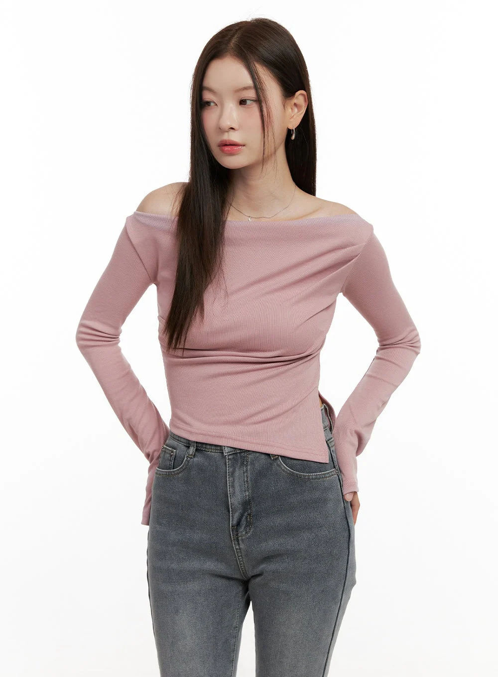 Elegant One-Shoulder Top ON422 - Image 5