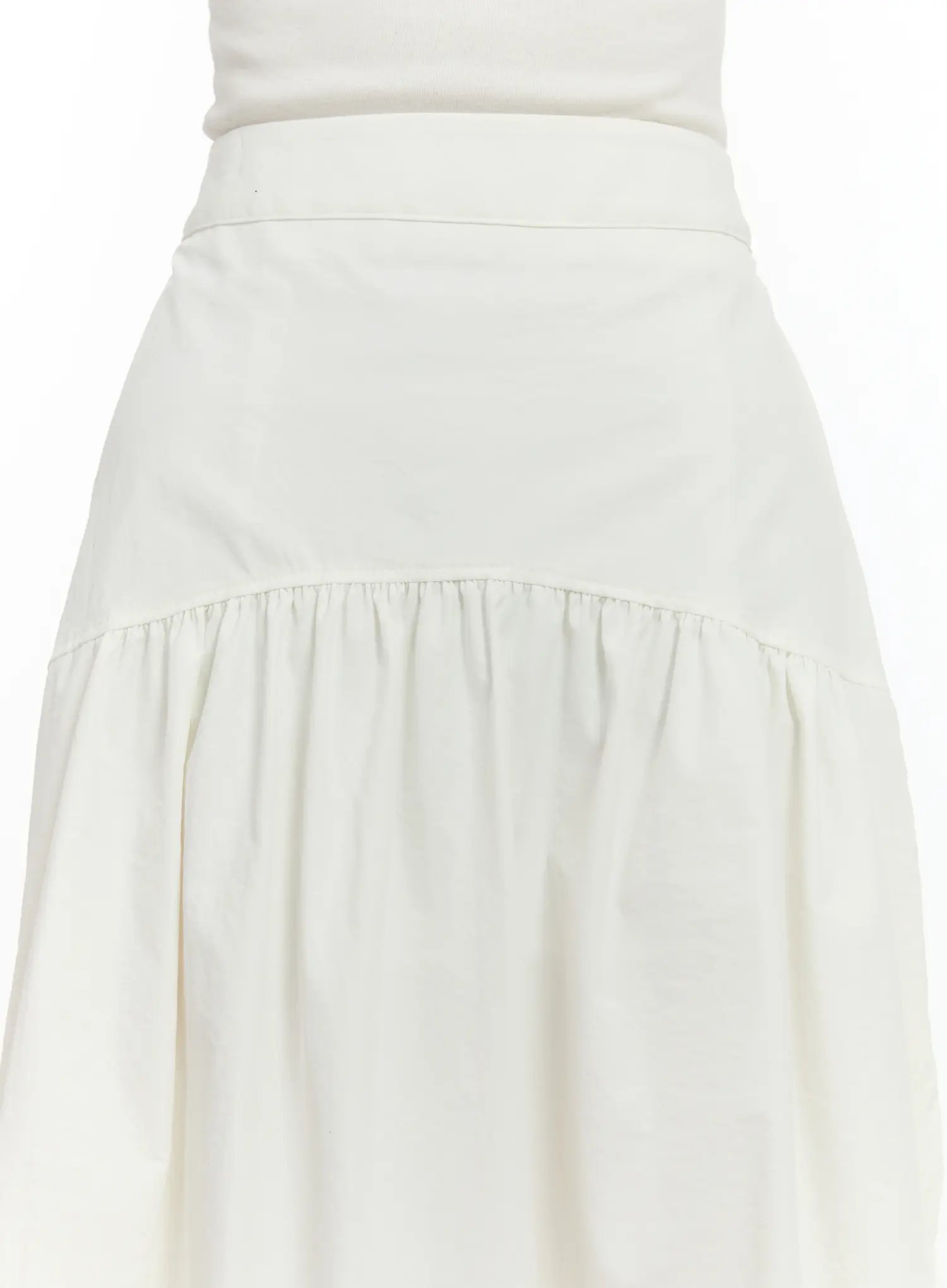 Elegant Shirred Flare Maxi Skirt CM505 - Image 3