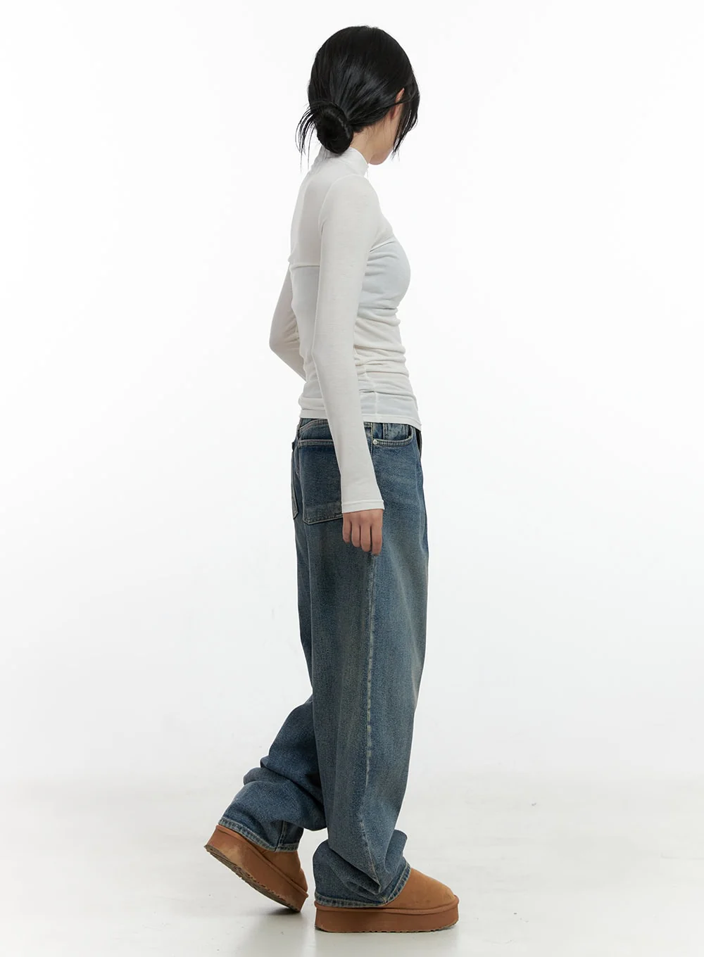 Elegant Solid Long Sleeve Tee CN408 - Image 6