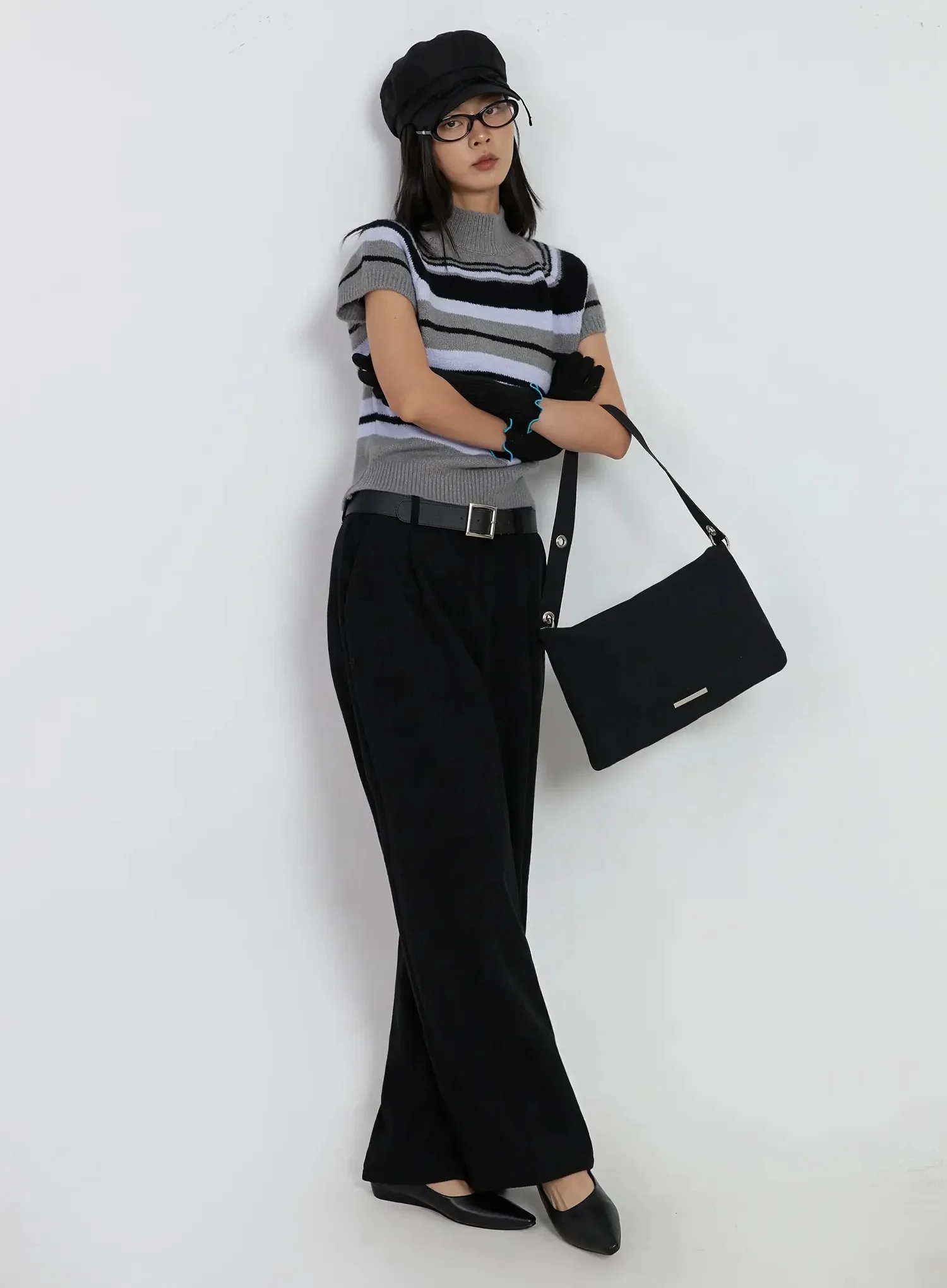 Elegant Wide Leg Corduroy Pants IM520 - Image 2