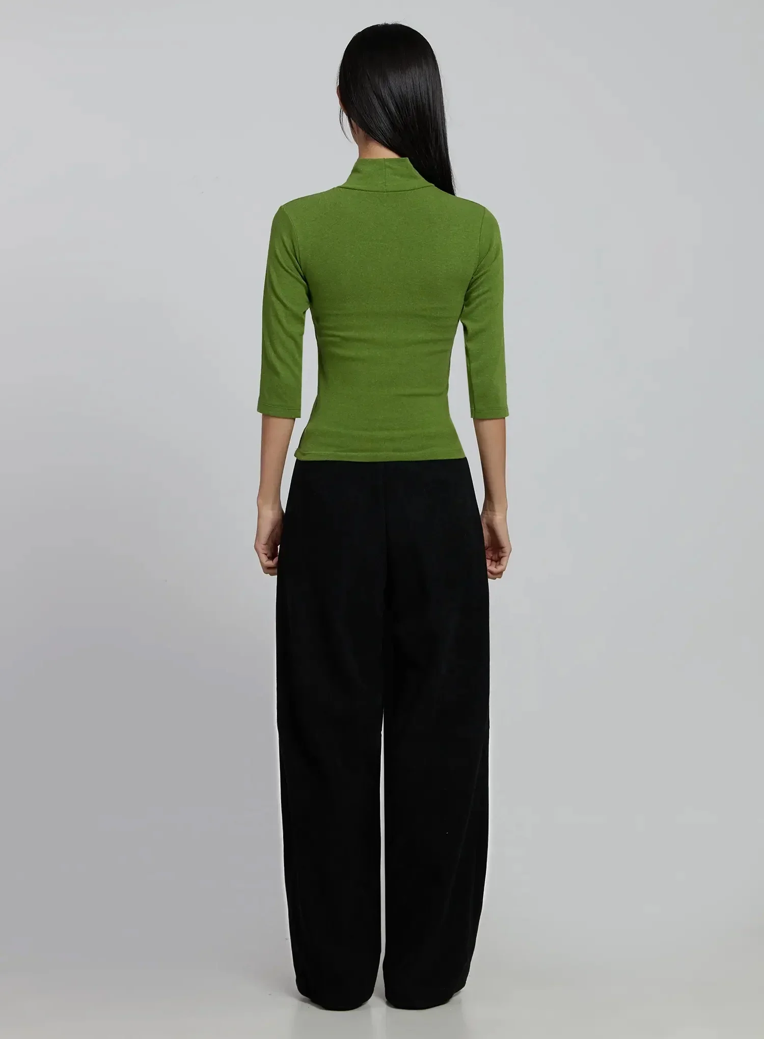 Elegant Wide Leg Corduroy Pants IM520 - Image 8