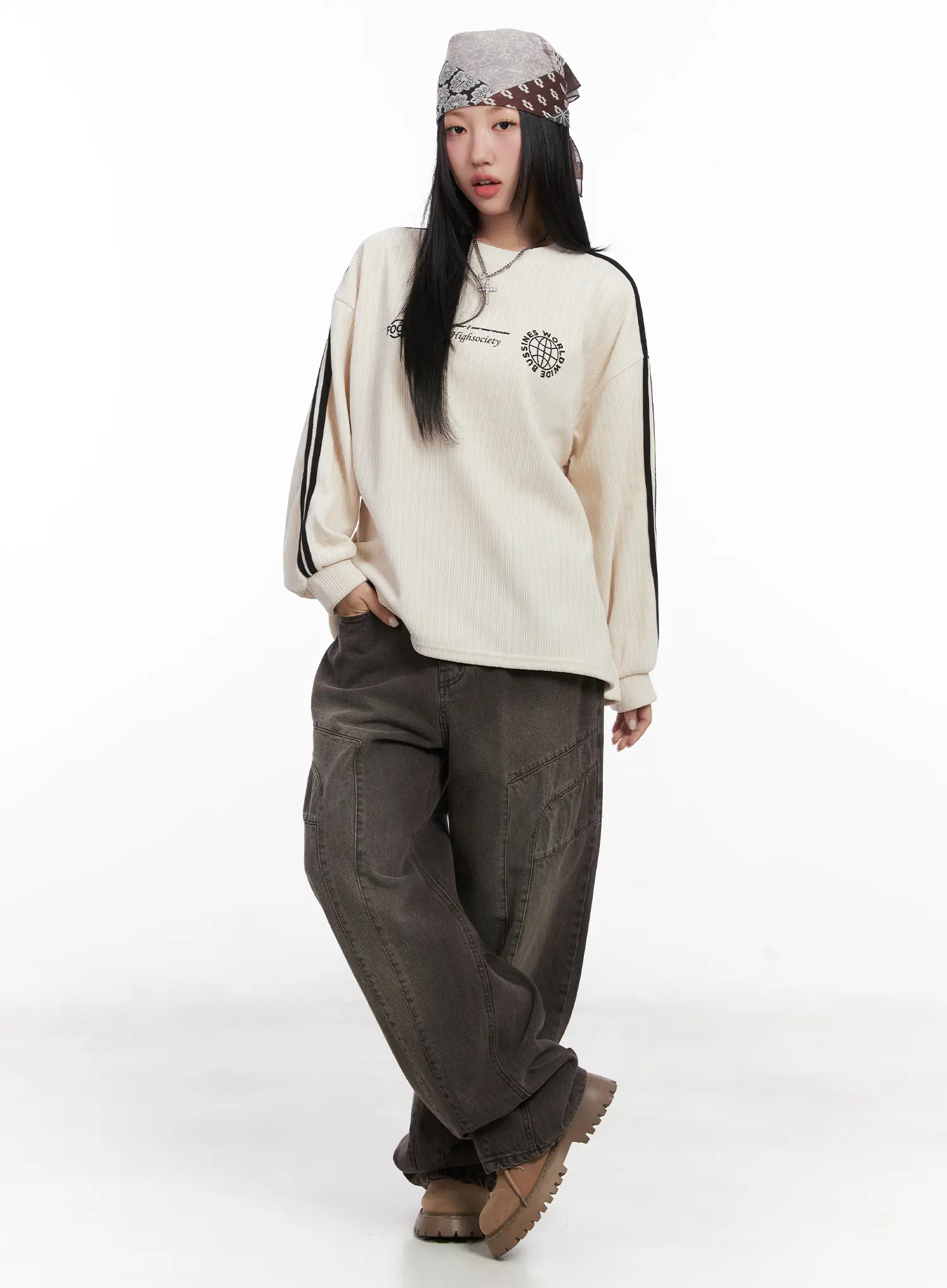 Elia Washed Baggy Jeans CN528