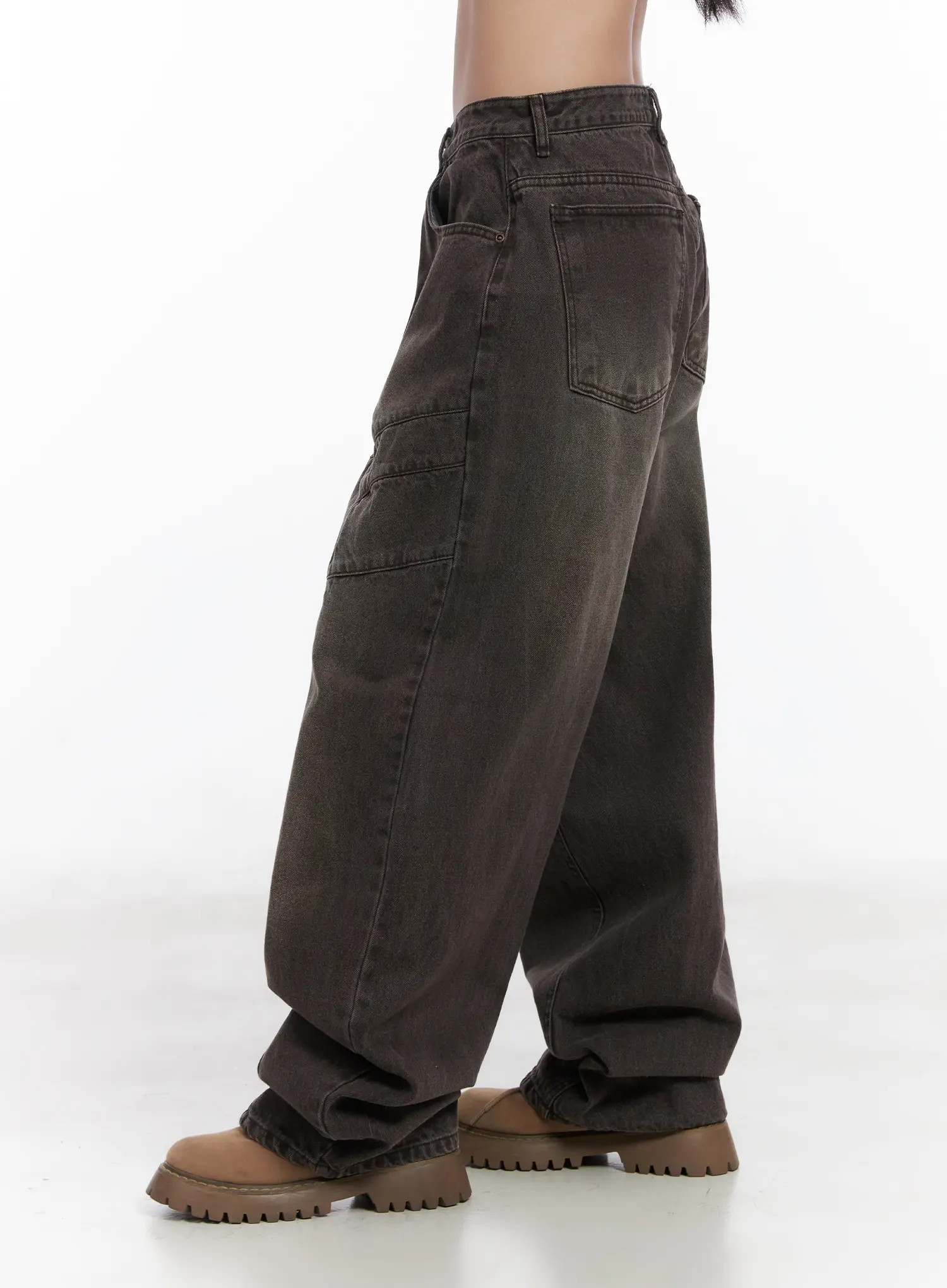 Elia Washed Baggy Jeans CN528 - Image 5