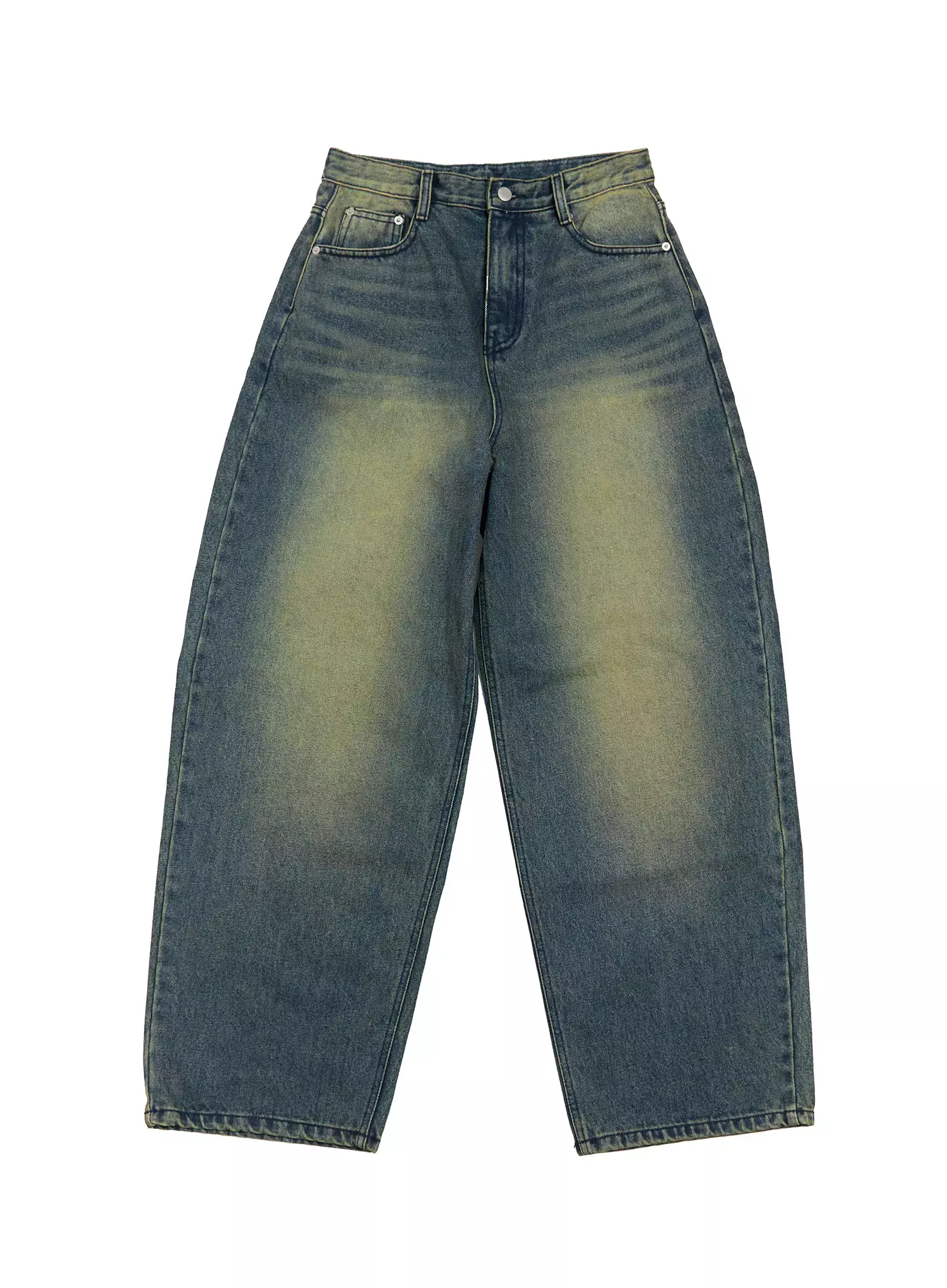 Elora Washed Baggy Jeans IS525 - Image 17