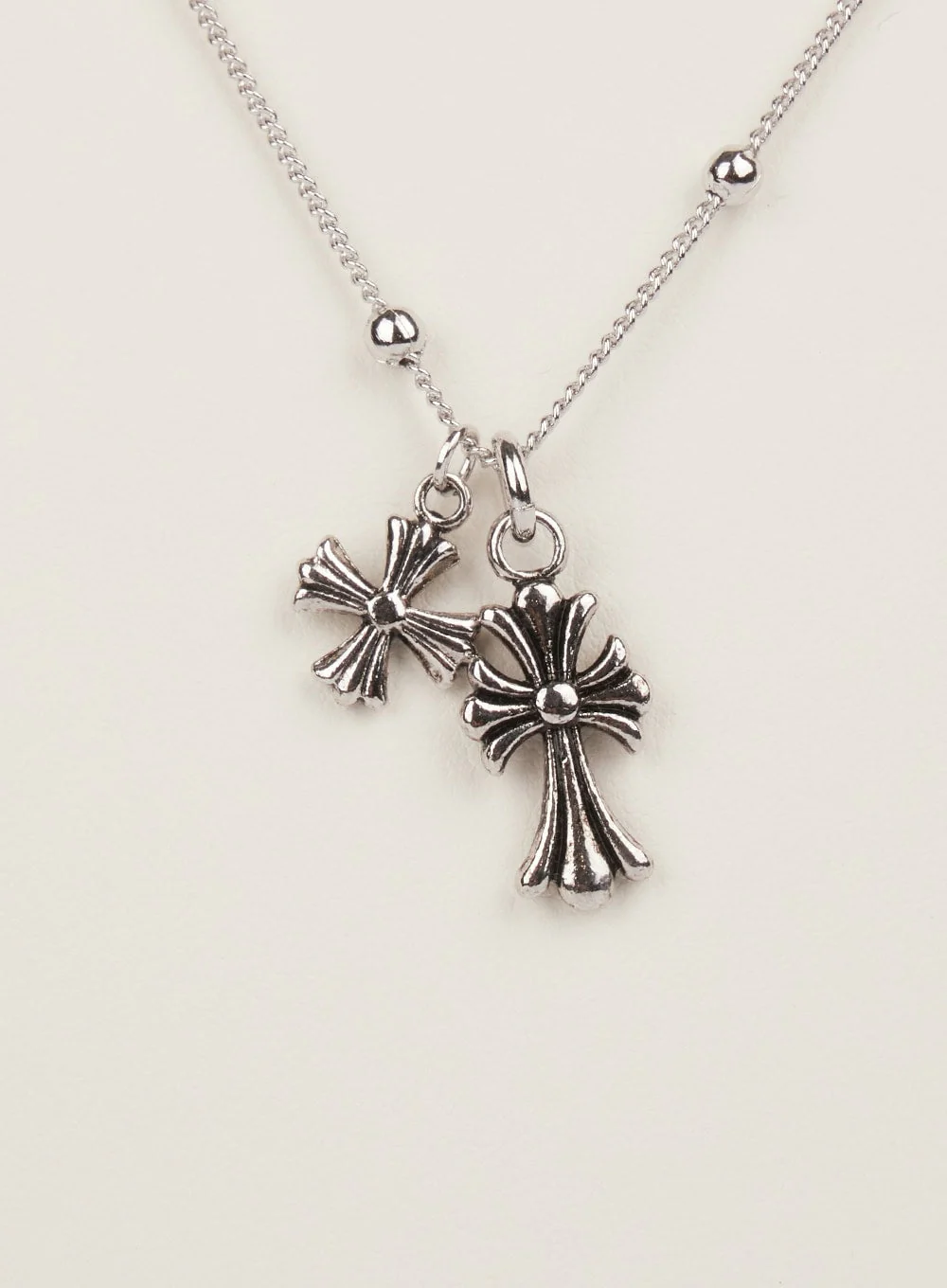 Elysian Flower Cross Necklace IM531 - Image 5
