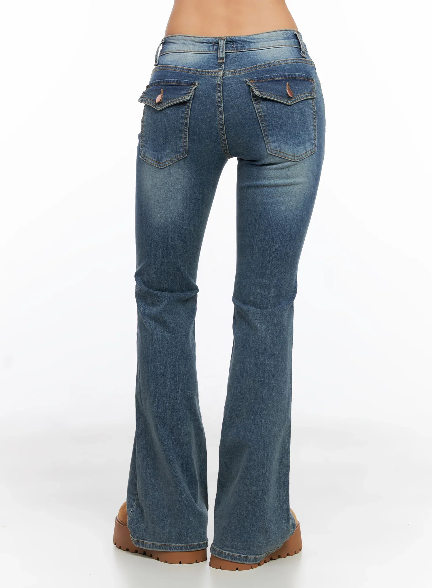 Emelia Back Pocket Flare Jeans CO514 - Image 9