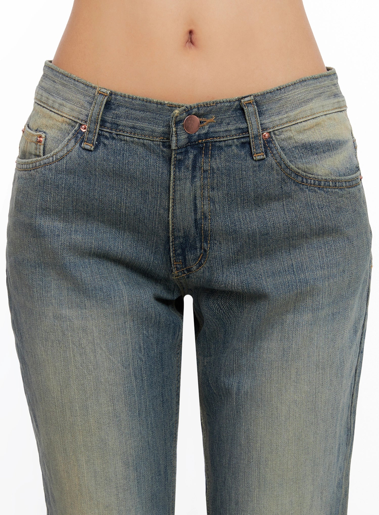 Emory High Waist Flared Jeans IG528 - Image 3