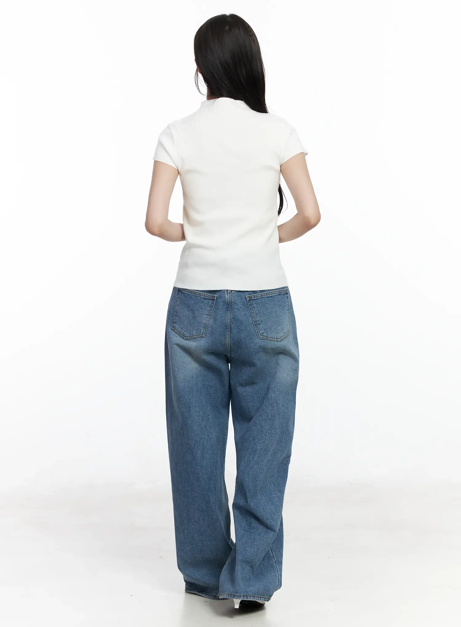 Ensley Wide Leg Jeans IJ529 - Image 8