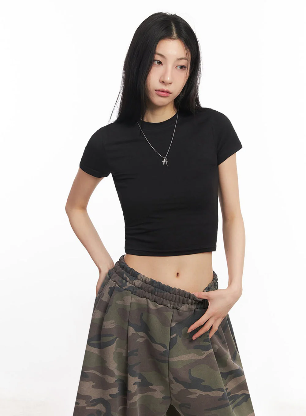 Essential Cotton Crop Top IY529 - Image 16