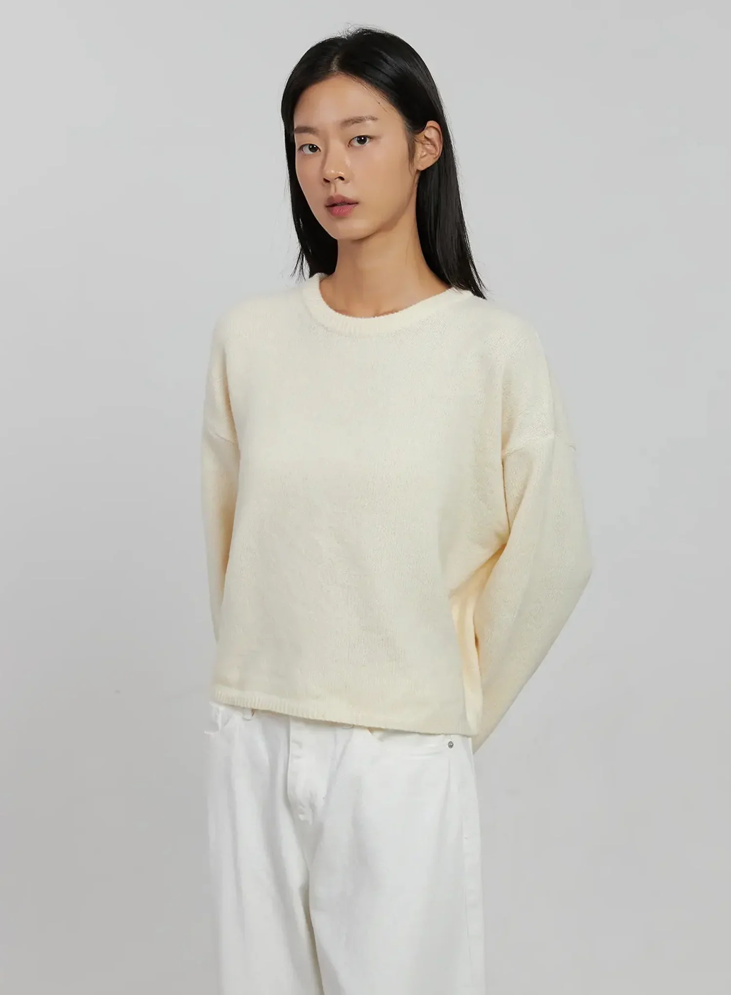 Essential Crewneck Sweater IJ509 - Image 11