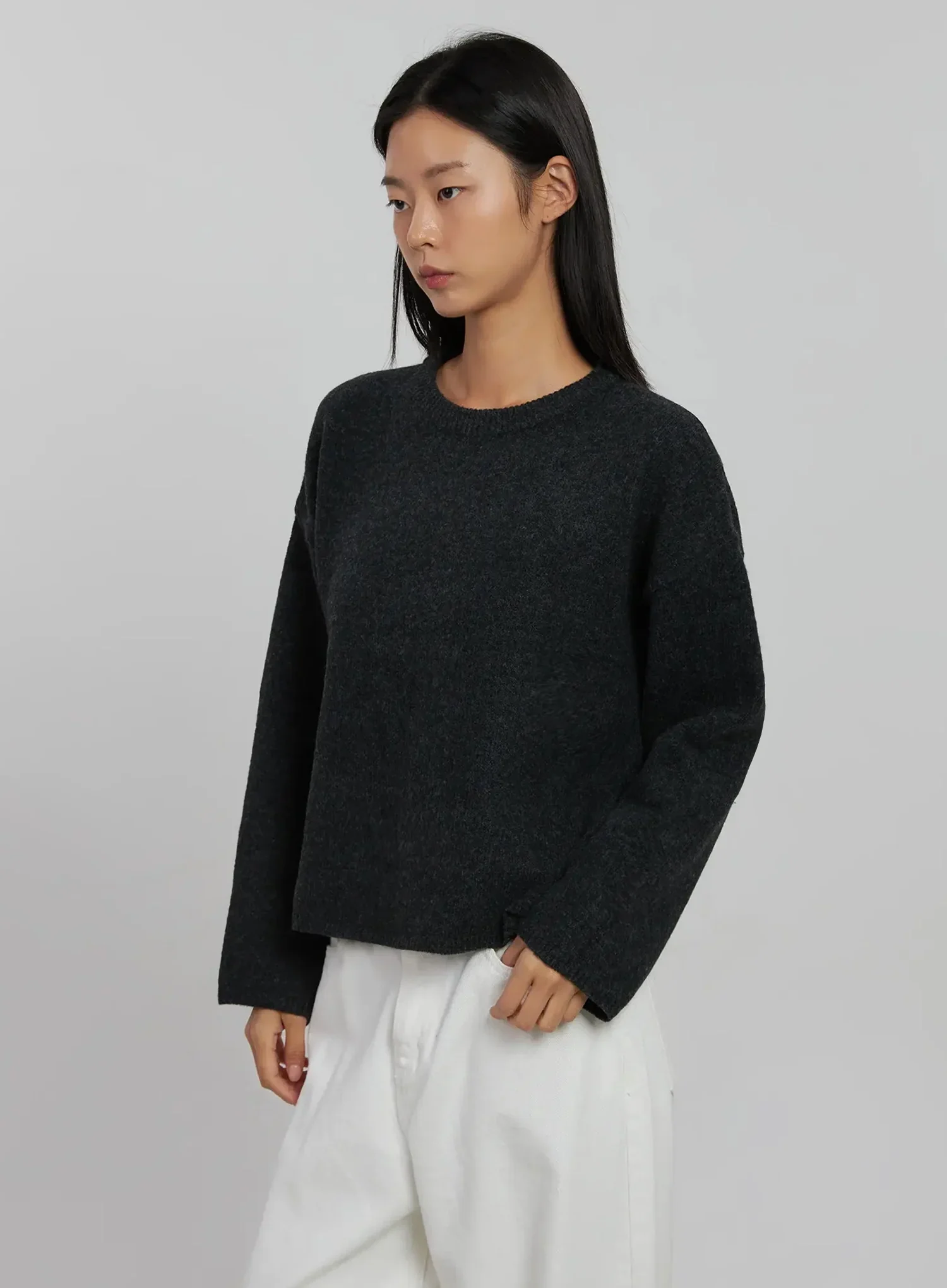 Essential Crewneck Sweater IJ509 - Image 13