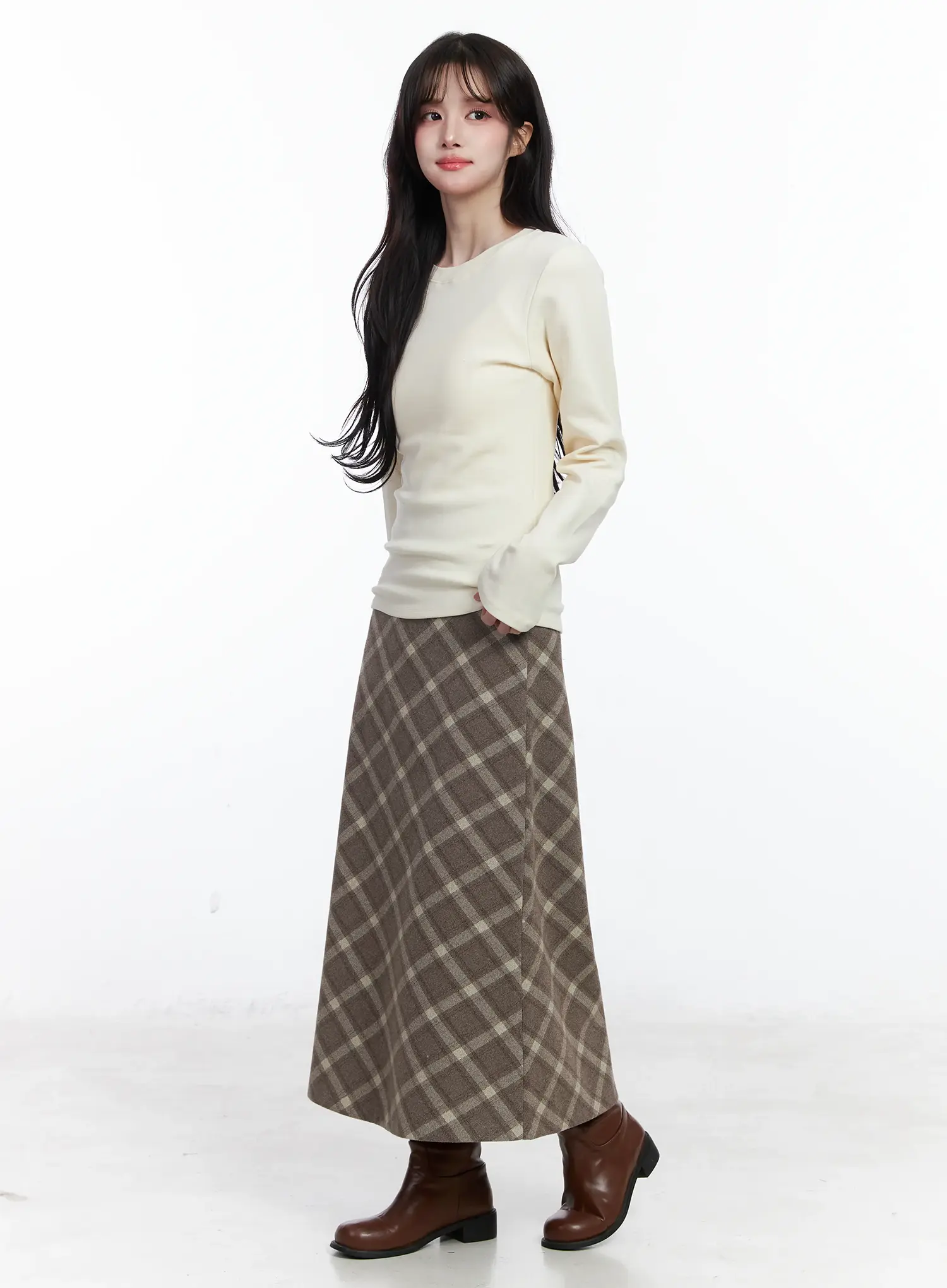 Essential Fleece-Lined Long Sleeve IJ529 - Image 3