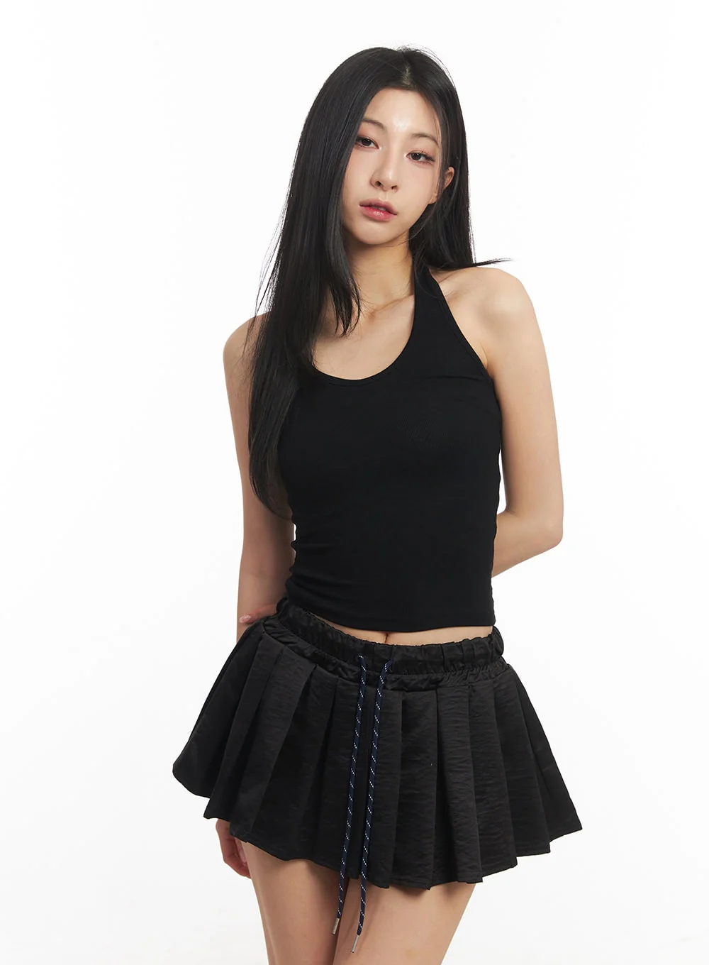 Essential Halter Crop Tank Top CA503 - Image 10