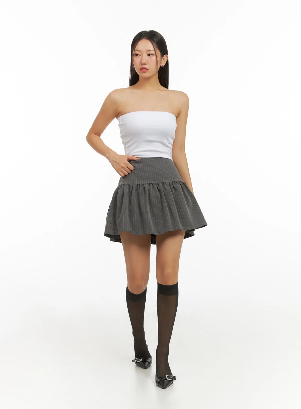 Essentials Crop Tube Top IS402 - Image 2