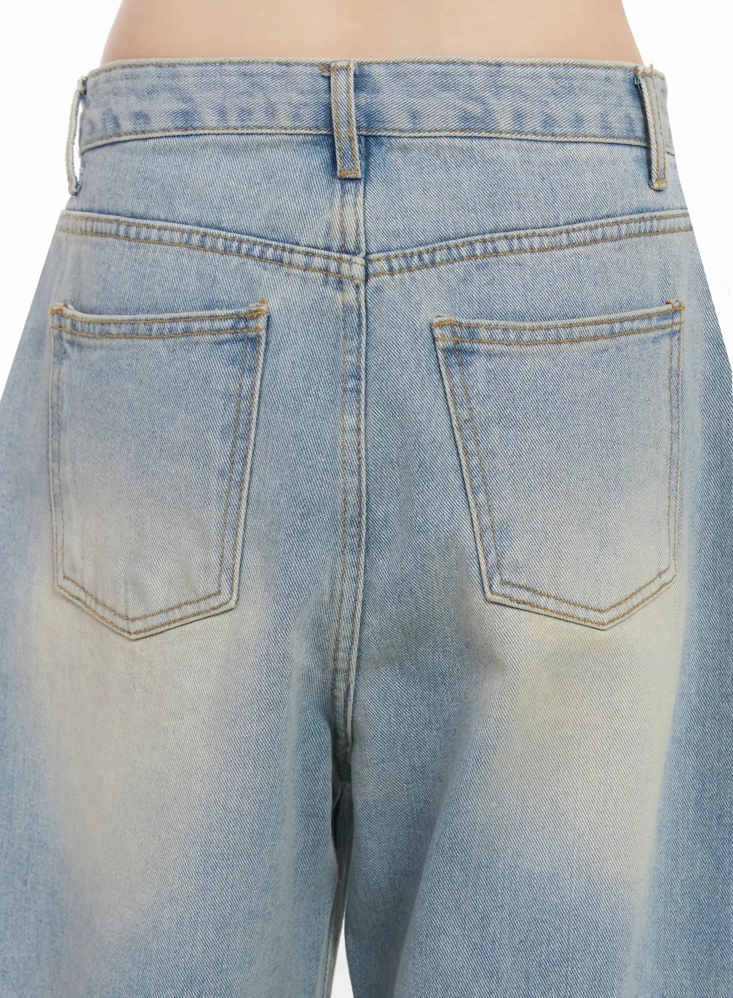 Eugenia Wide Leg Washed Jeans IM523 - Image 13
