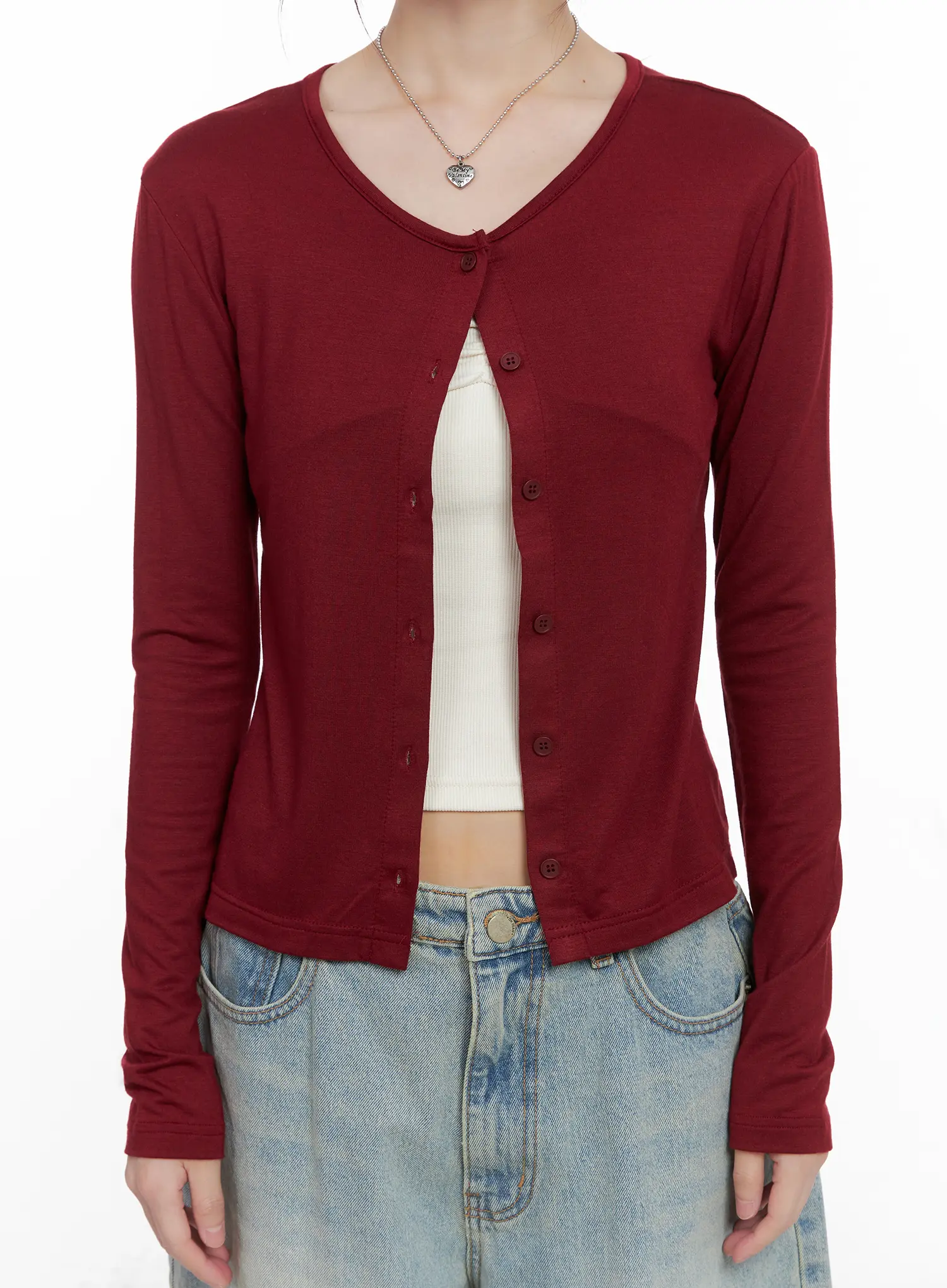 Everyday Long Sleeve Cardigan CG519 - Image 4