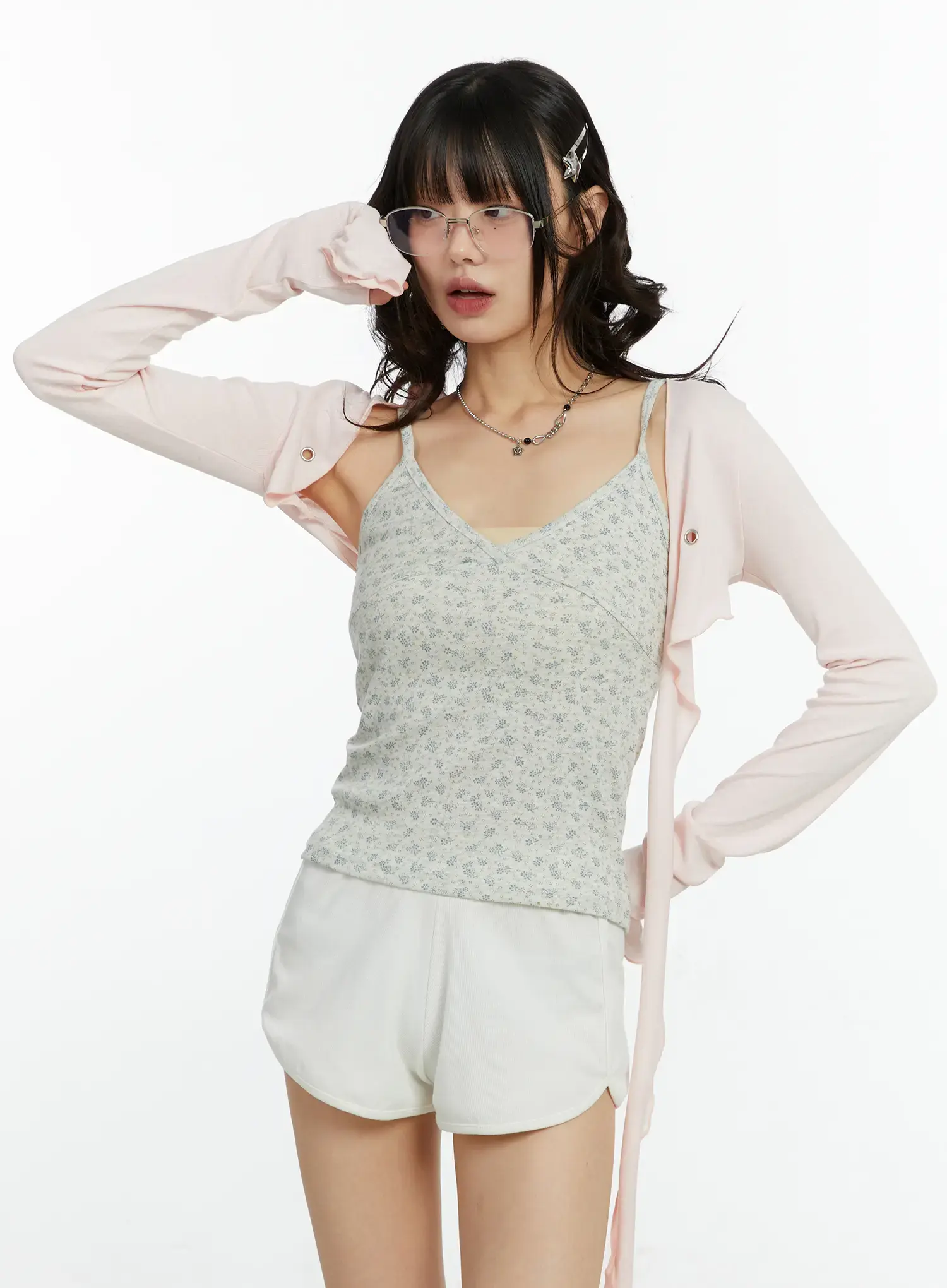 Eyelet Crop Bolero CF509 - Image 11