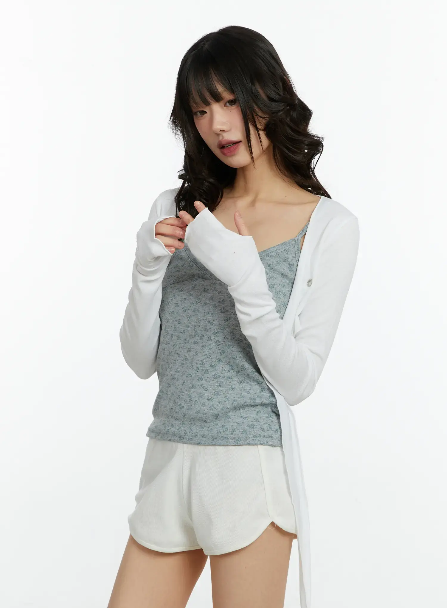 Eyelet Crop Bolero CF509 - Image 12