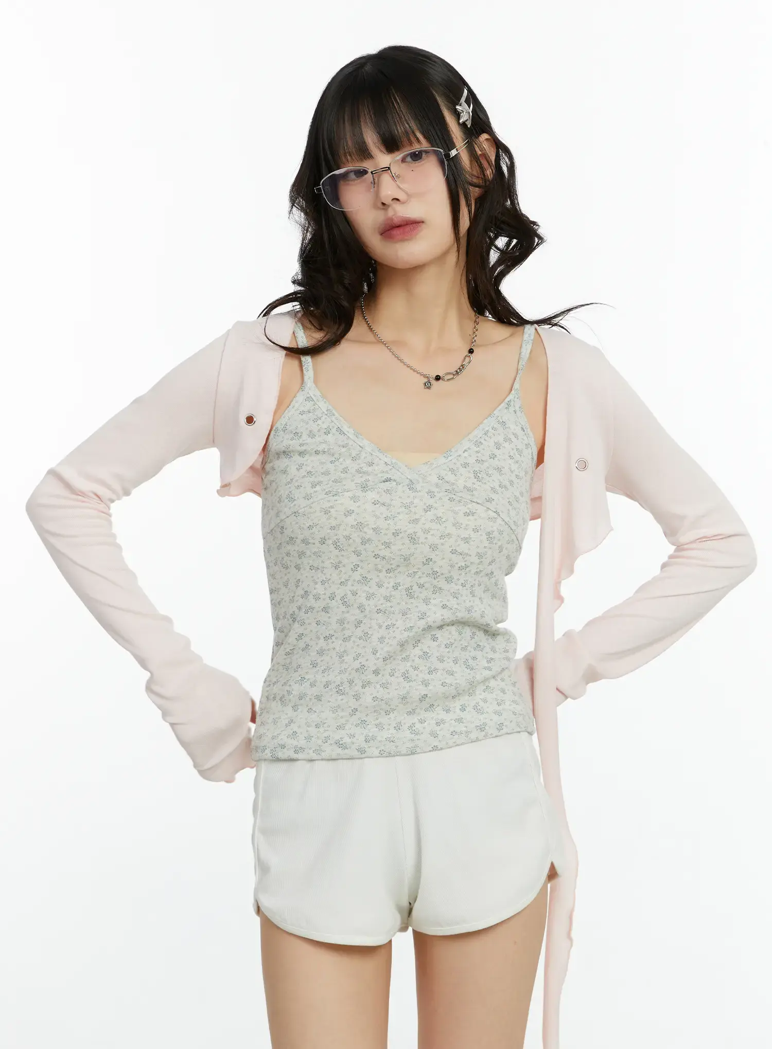 Eyelet Crop Bolero CF509 - Image 2