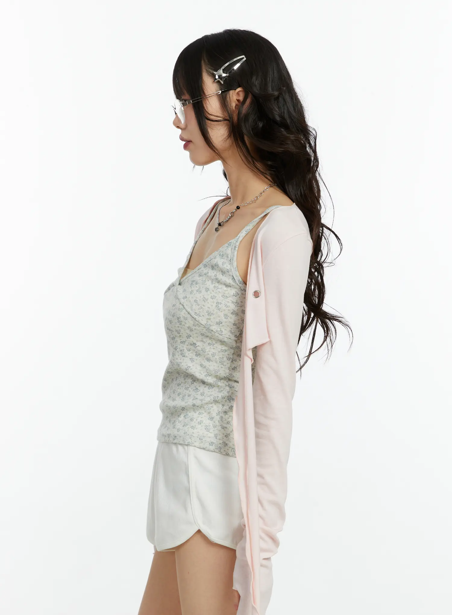 Eyelet Crop Bolero CF509 - Image 6