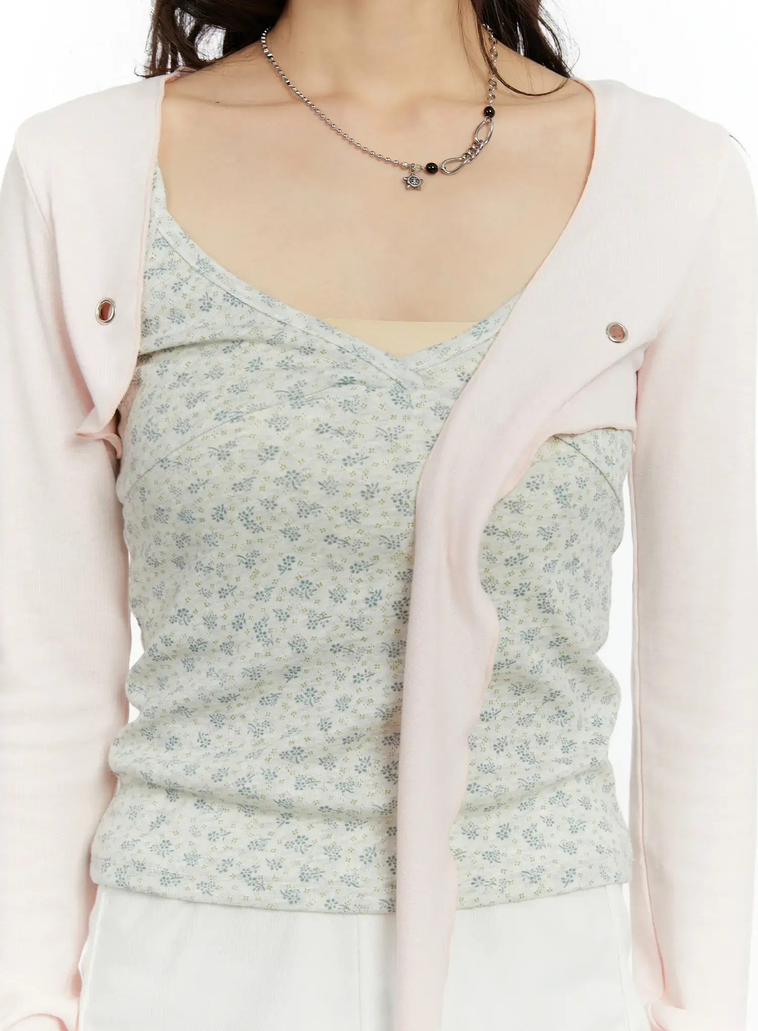 Eyelet Crop Bolero CF509 - Image 8