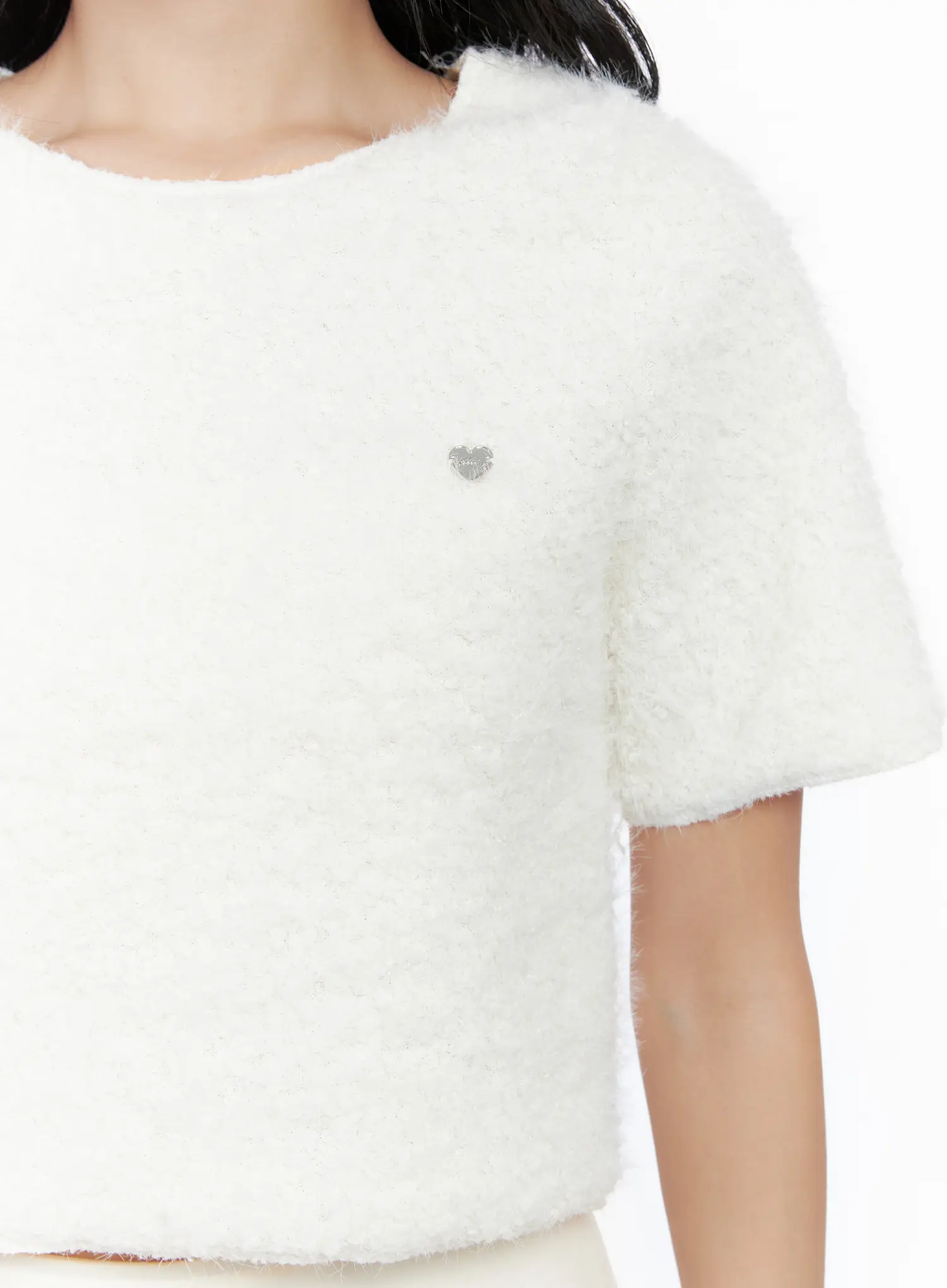 Faux Fur Crop Top CN514 - Image 8