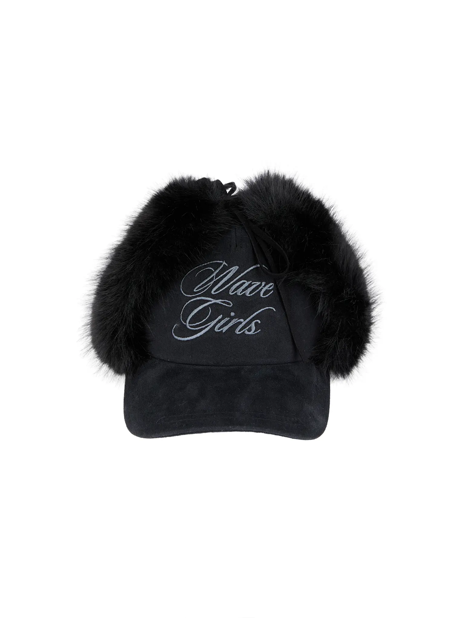 Faux Fur Embroidered Baseball Cap CD508 - Image 7
