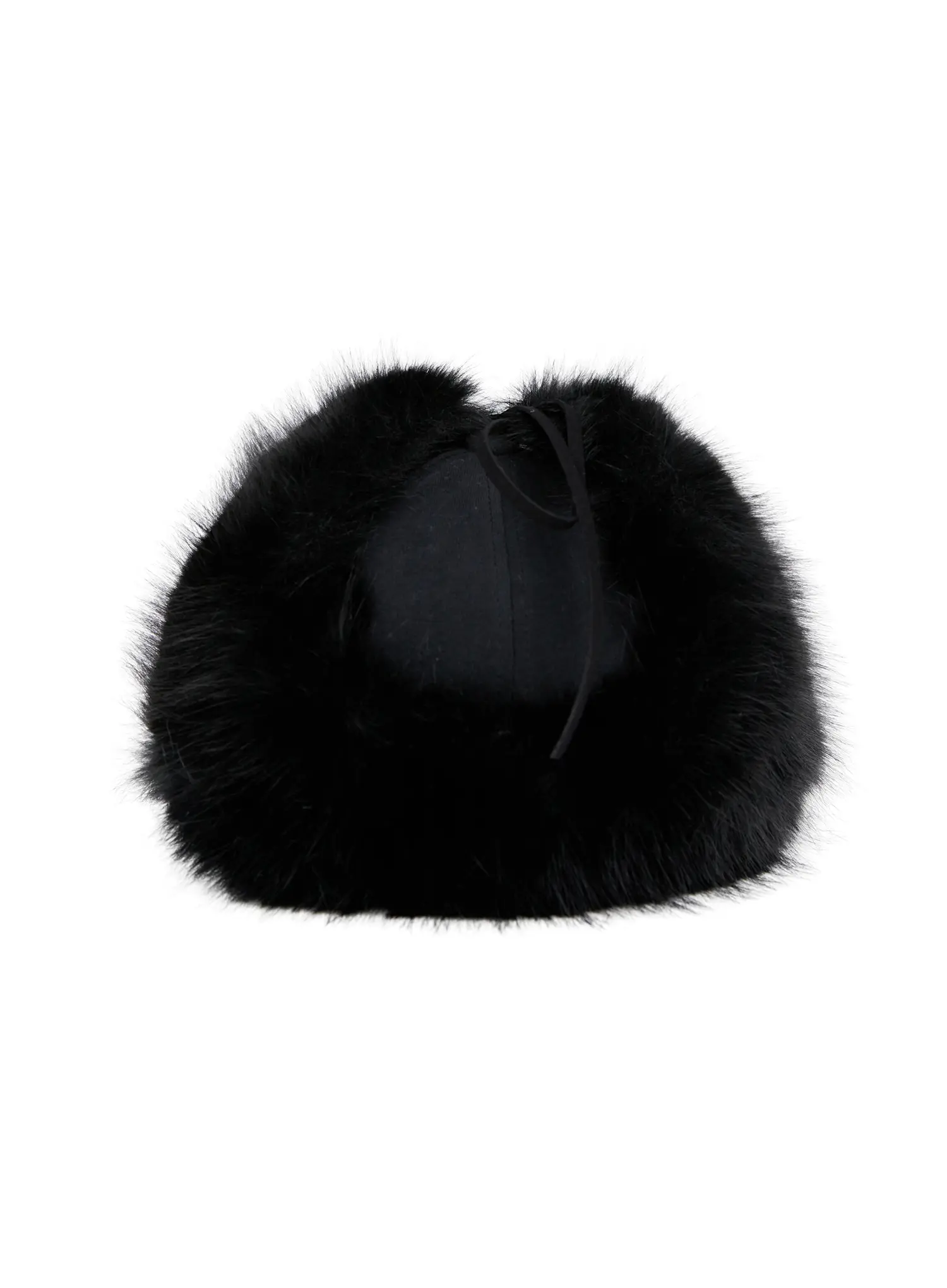 Faux Fur Embroidered Baseball Cap CD508 - Image 9