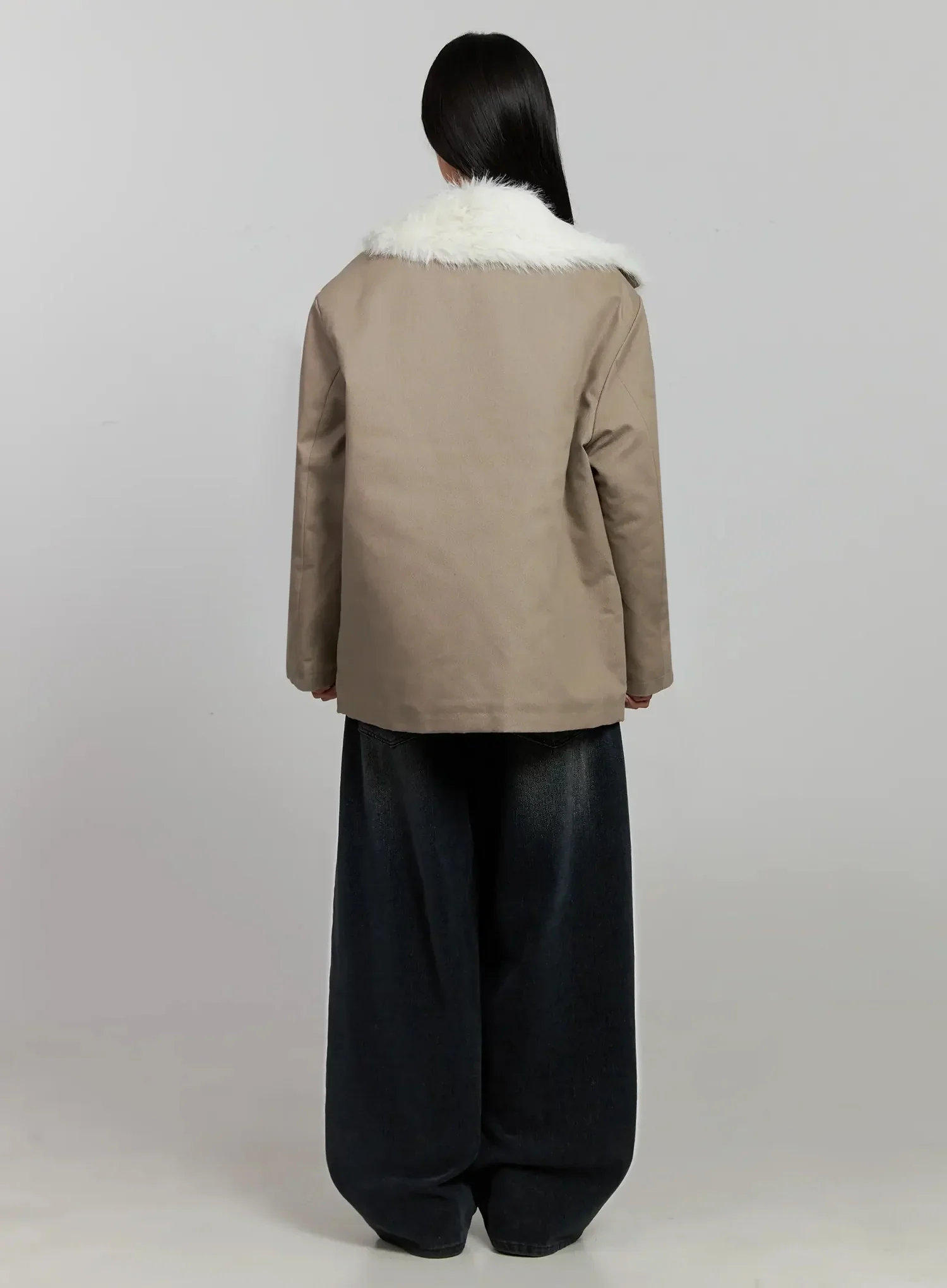 Faux Fur Trim Hunter Jacket IJ502 - Image 12