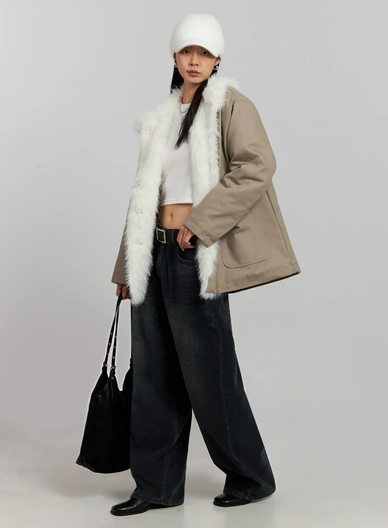 Faux Fur Trim Hunter Jacket IJ502 - Image 13