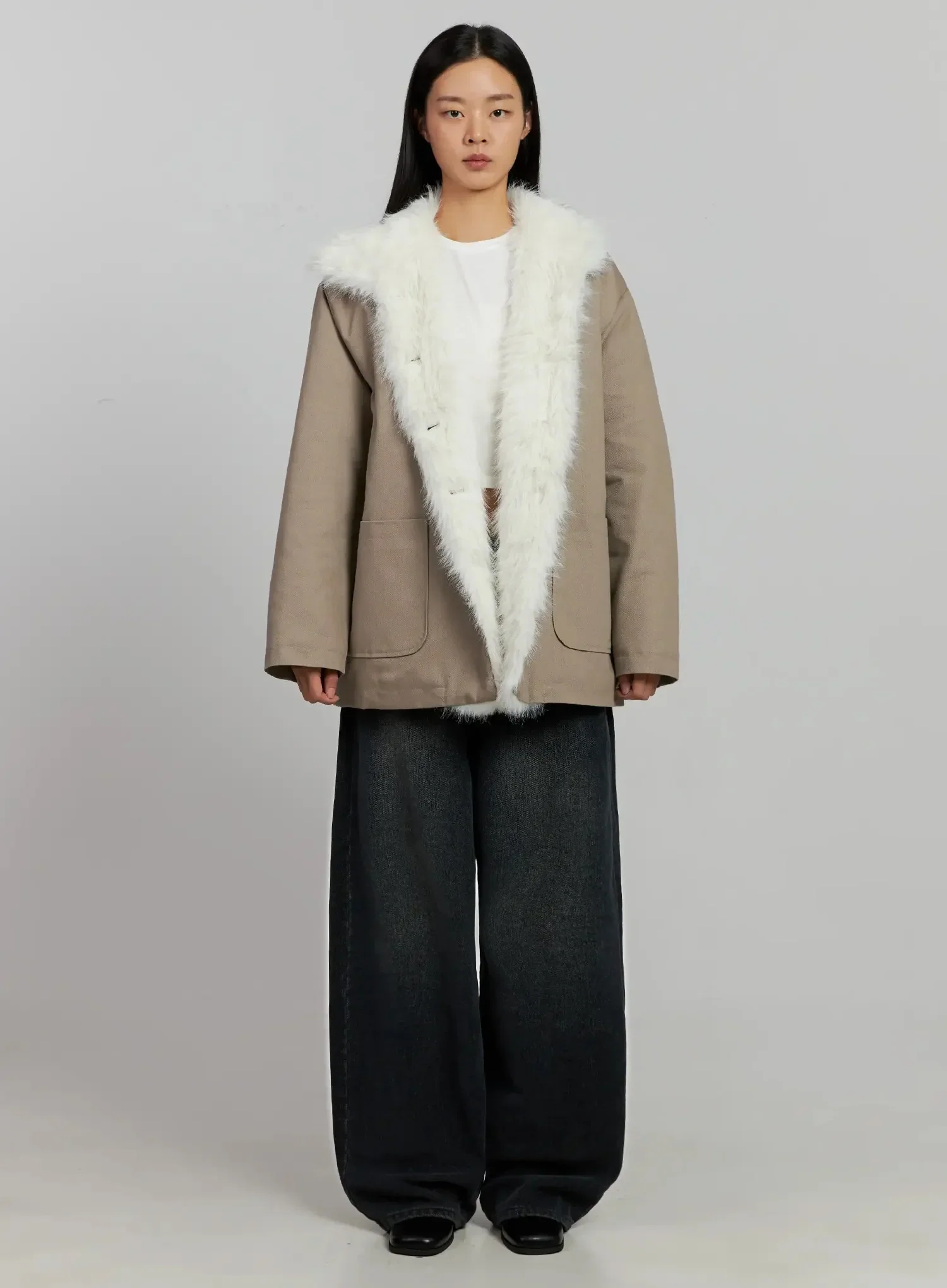 Faux Fur Trim Hunter Jacket IJ502 - Image 9