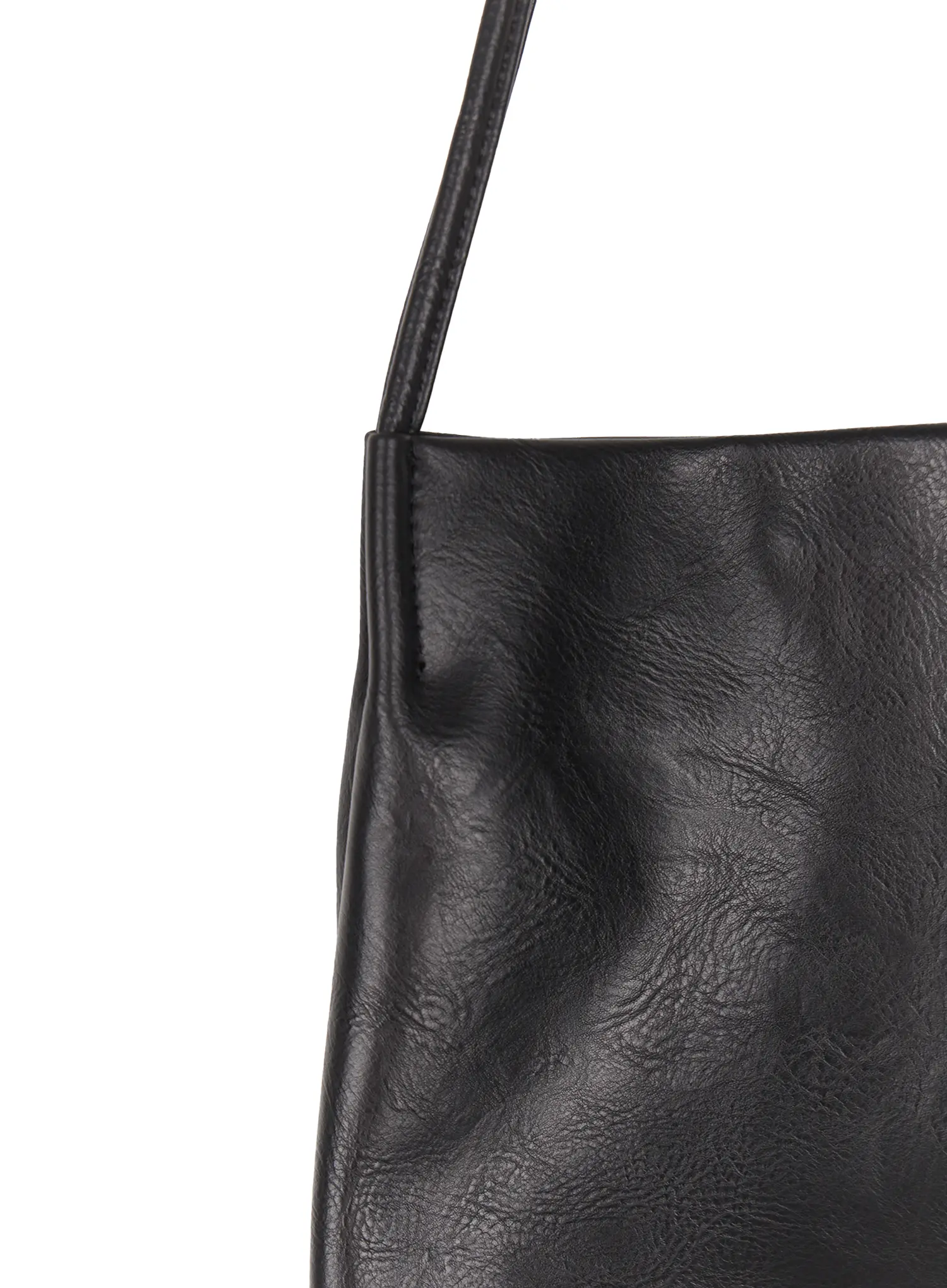 Faux Leather Classic Shoulder Bag CU513 - Image 9