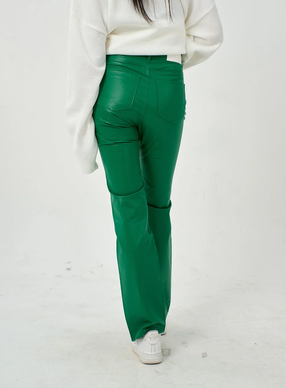 Faux Leather Straight Pants BD09 - Image 21