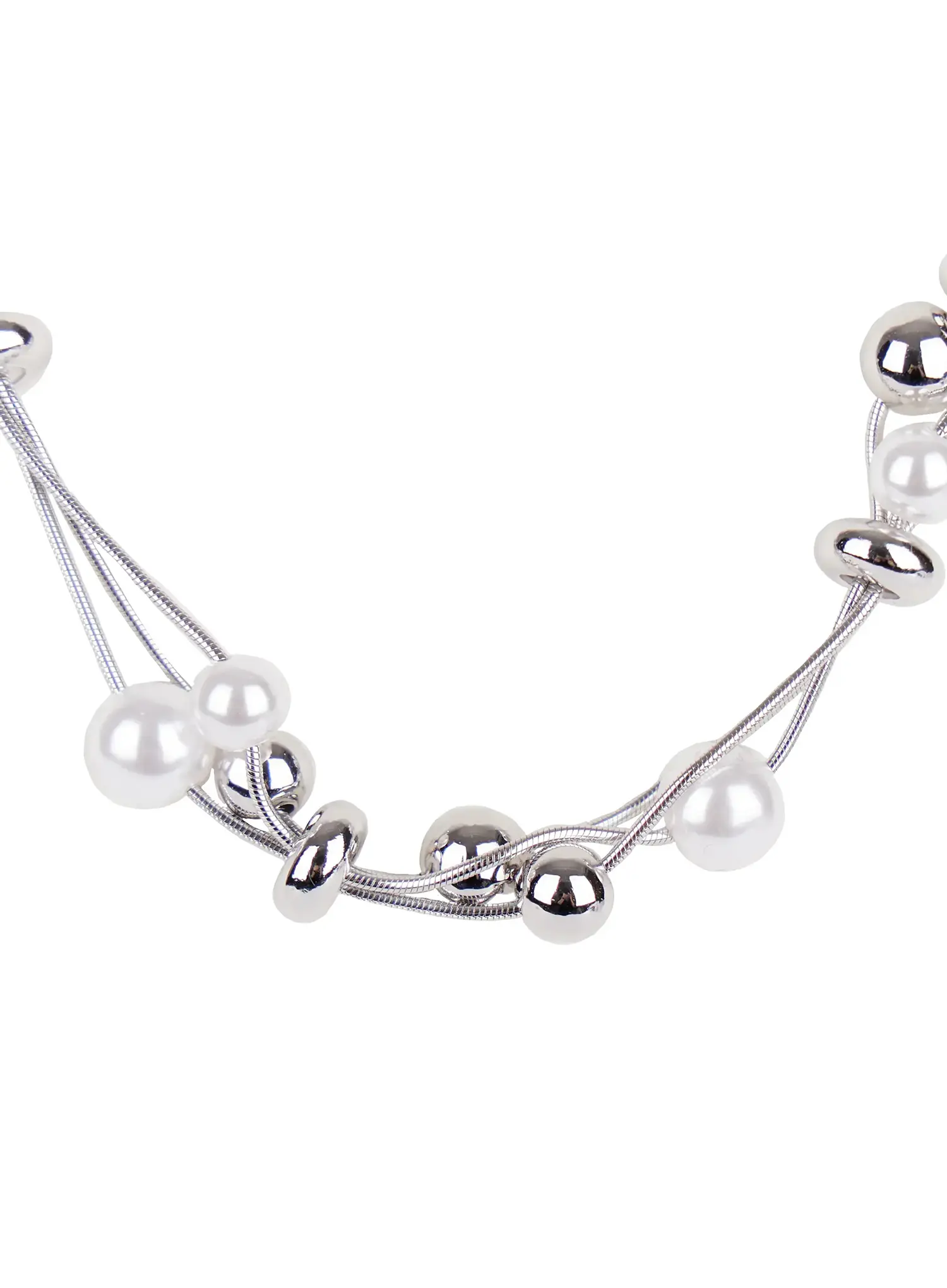 Faux Pearl Beaded Necklace CO524 - Image 8