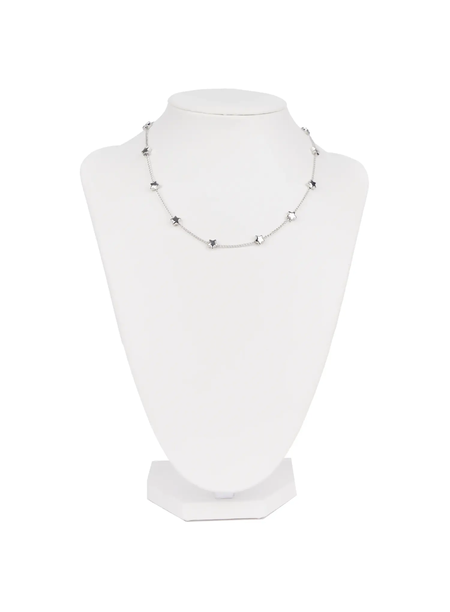 Faux-Pearl Charm Layered Necklace IN510 - Image 7