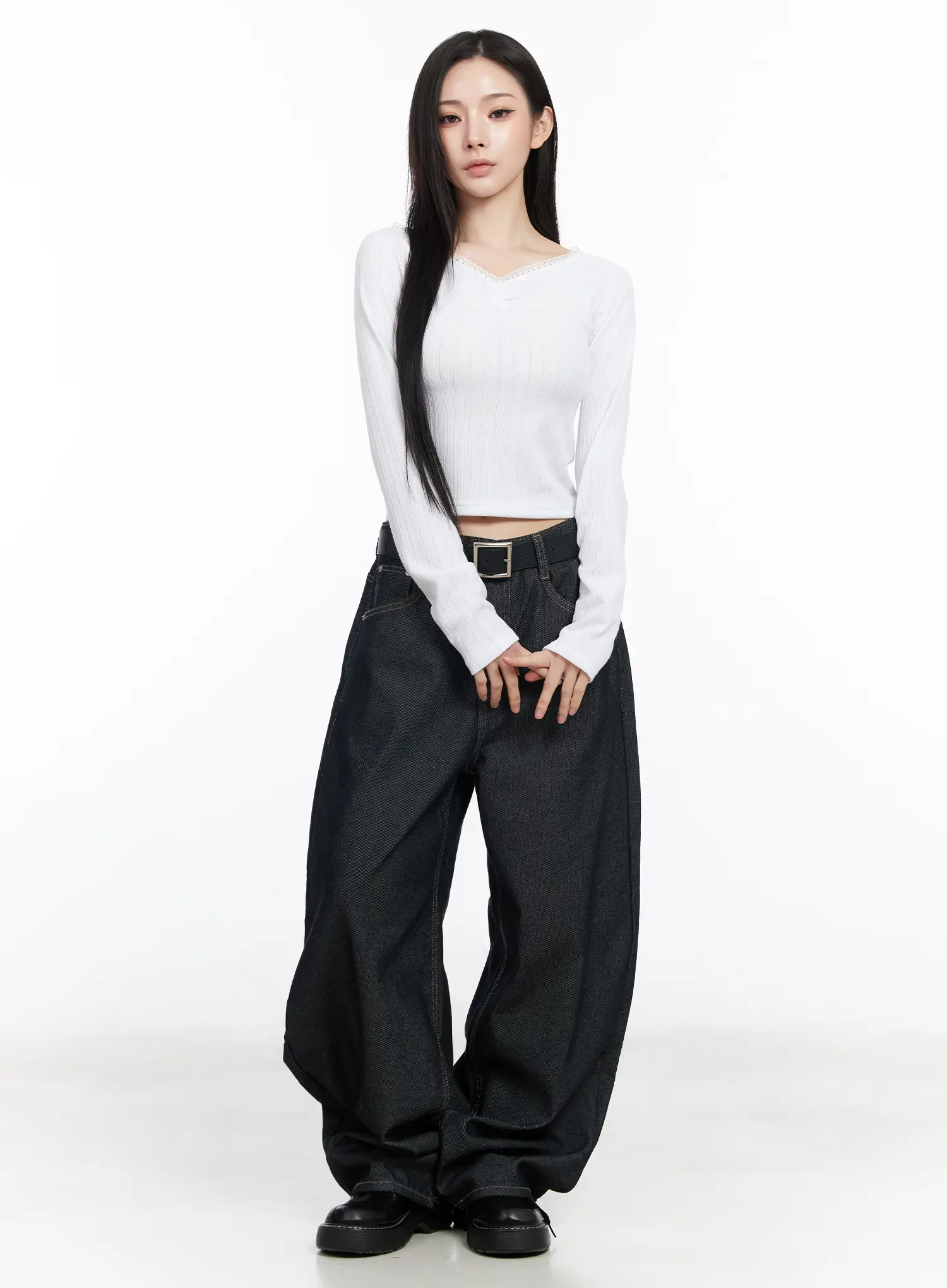 Felix Non-Fade Wide Leg Jeans CM519