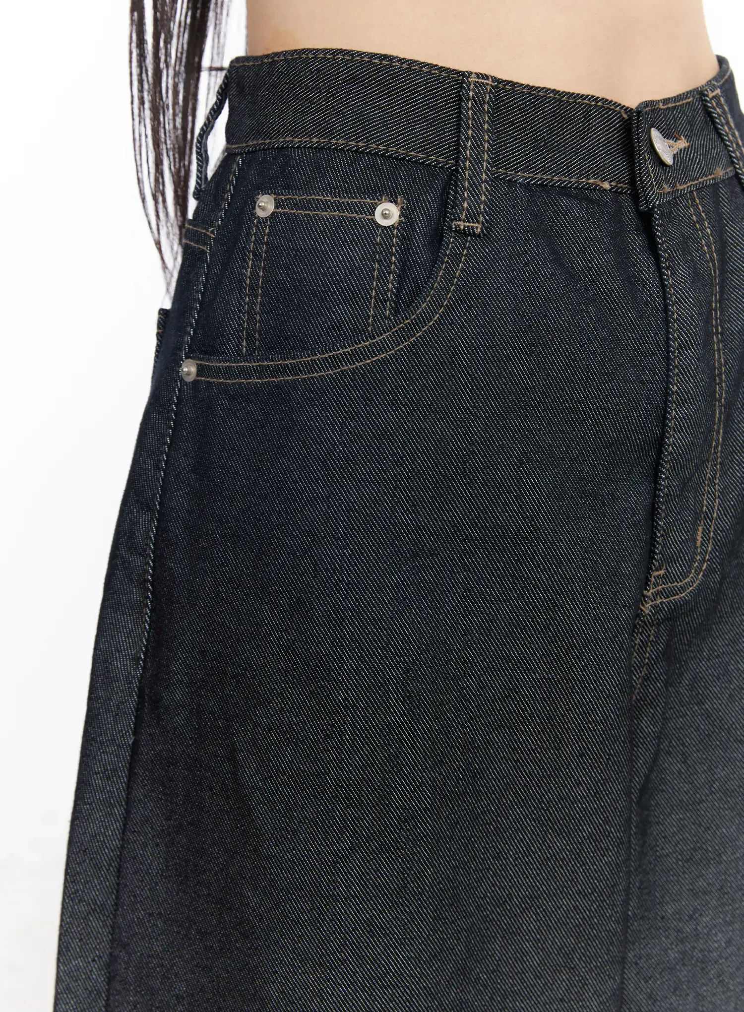 Felix Non-Fade Wide Leg Jeans CM519 - Image 7